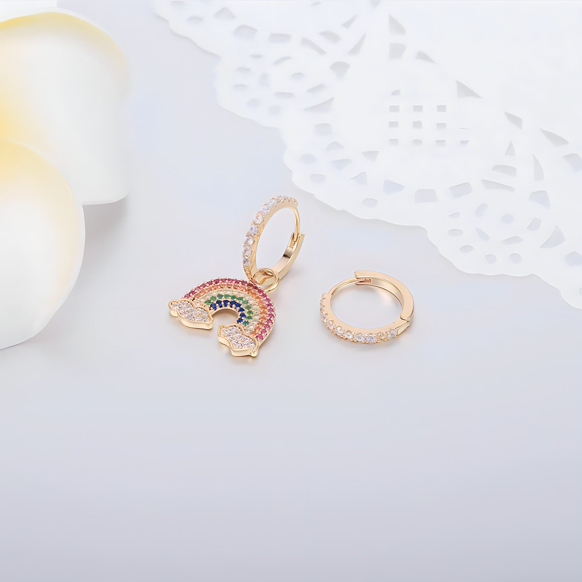 Sparkling Rainbow Earrings