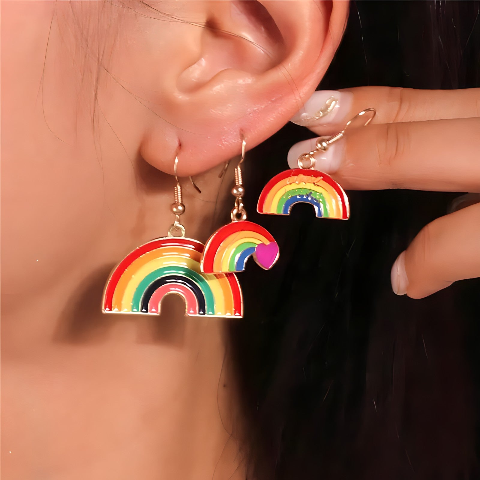 SpectrumHeartbeat Earrings