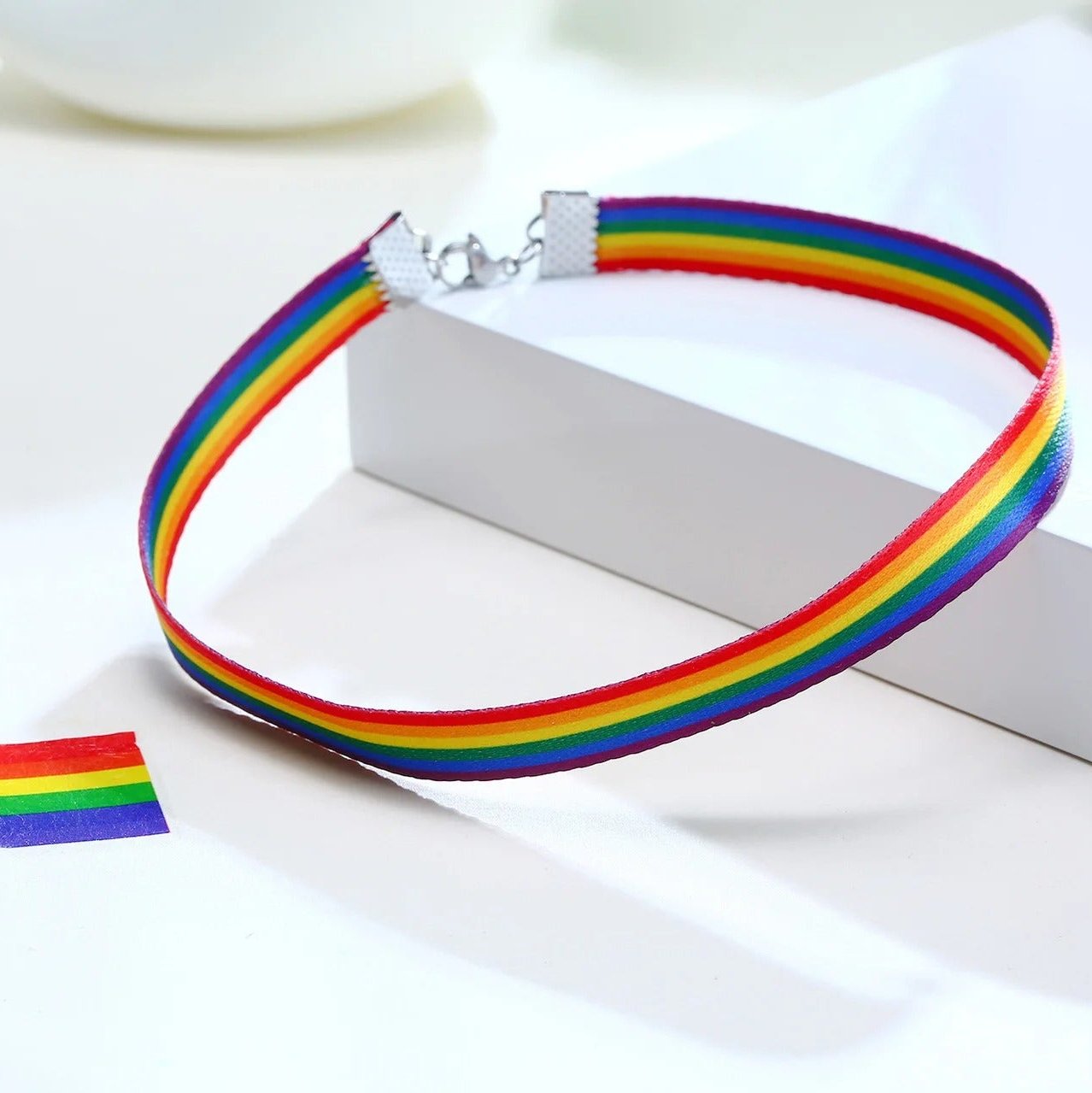 Rainbow Pride Choker