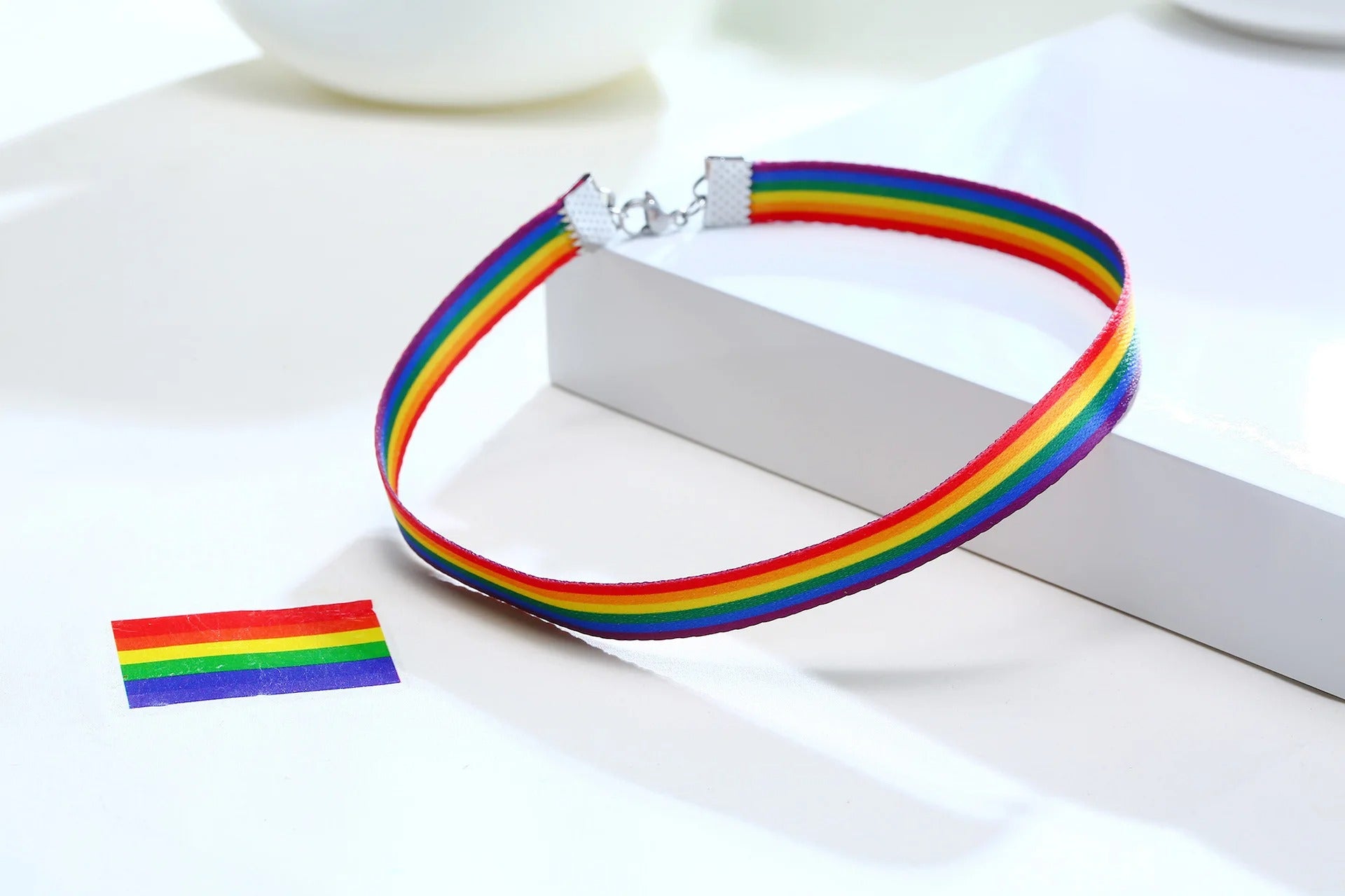 Rainbow Pride Choker