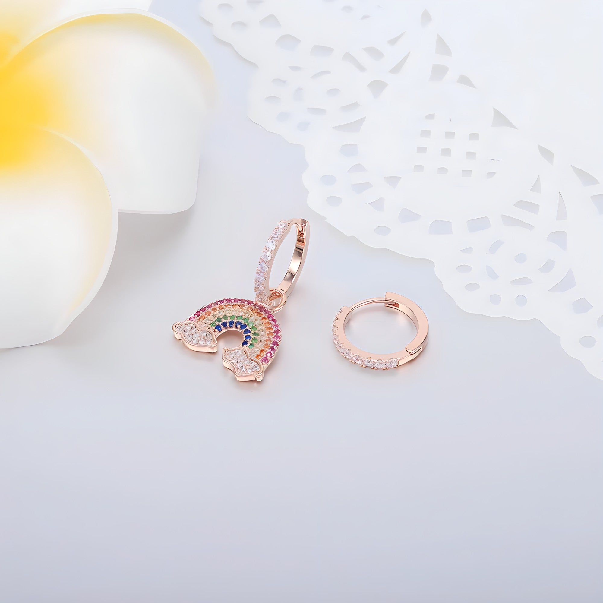 Sparkling Rainbow Earrings