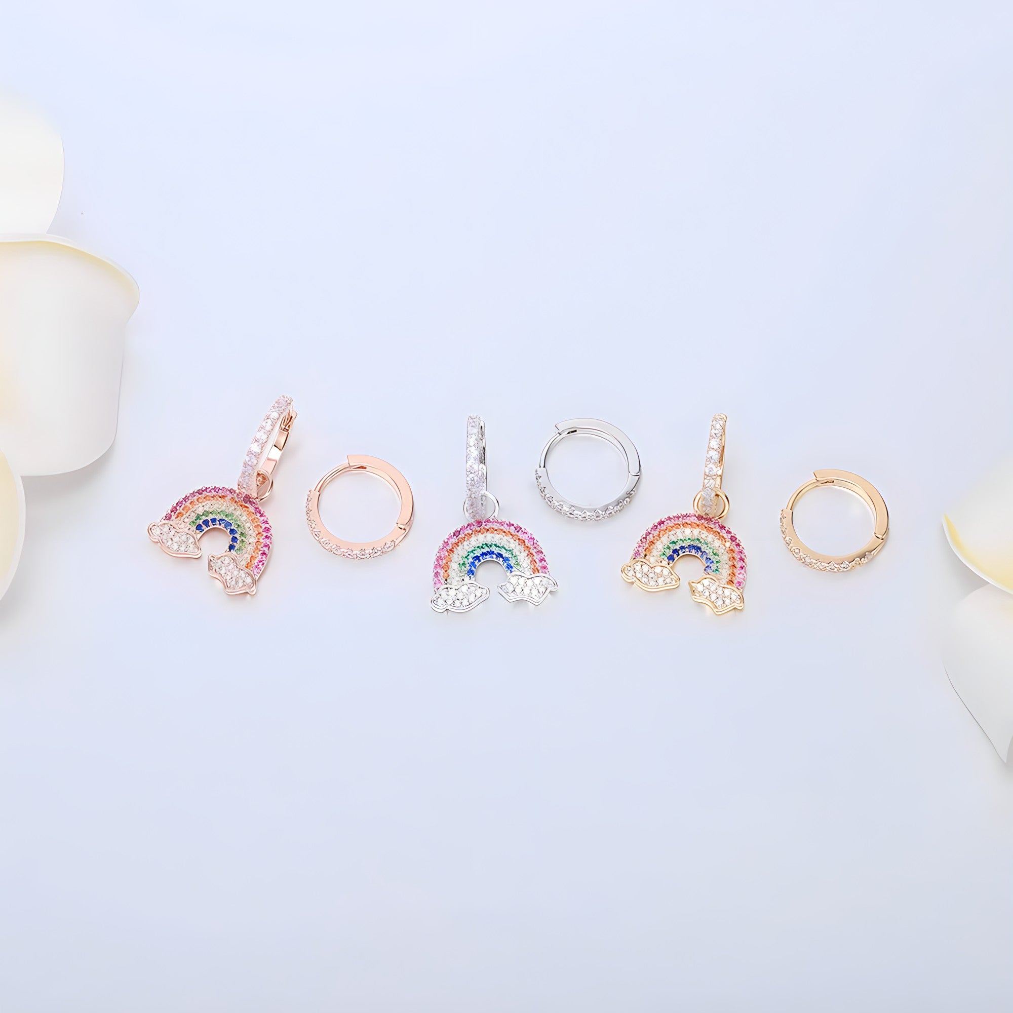 Sparkling Rainbow Earrings