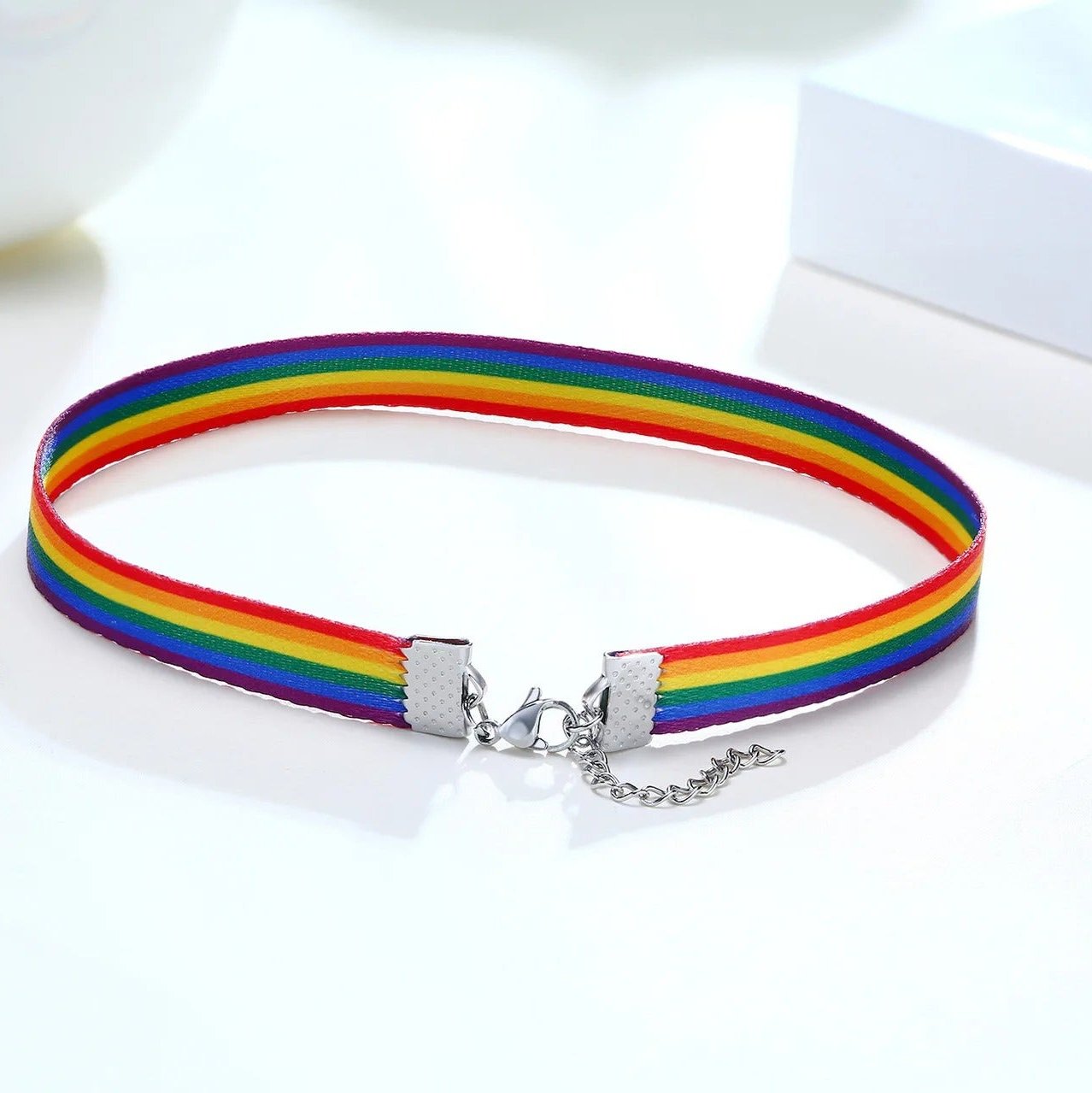 Rainbow Pride Choker