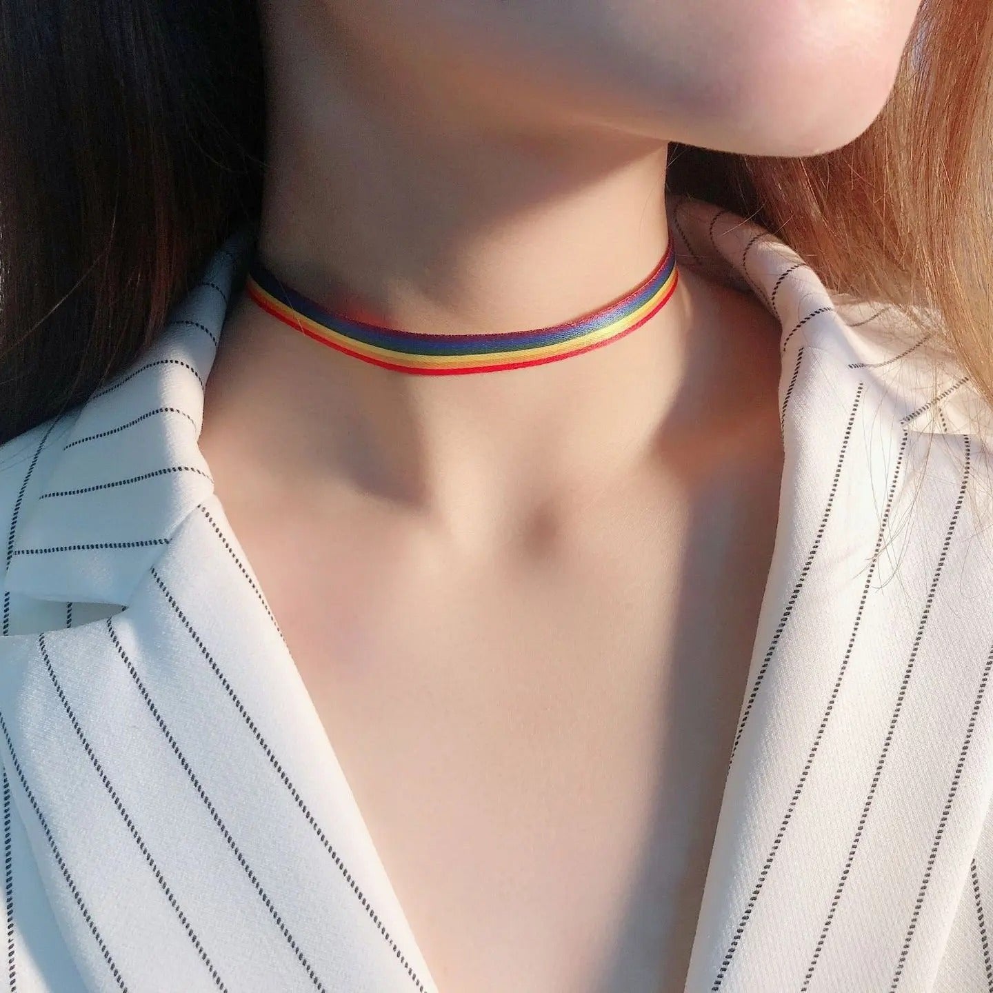 Rainbow Pride Choker