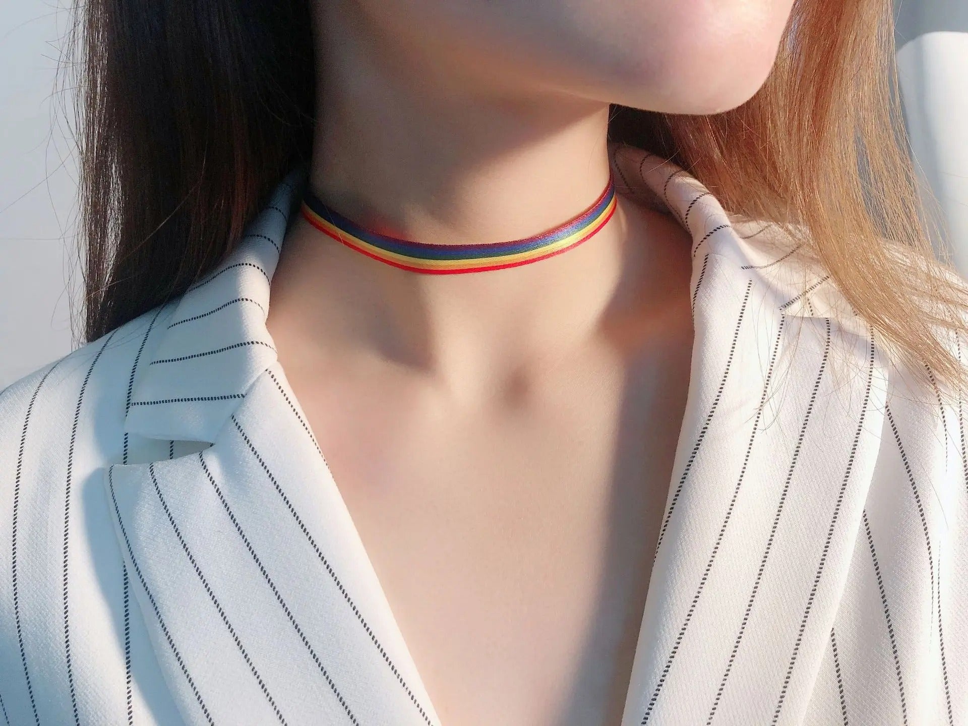 Rainbow Pride Choker