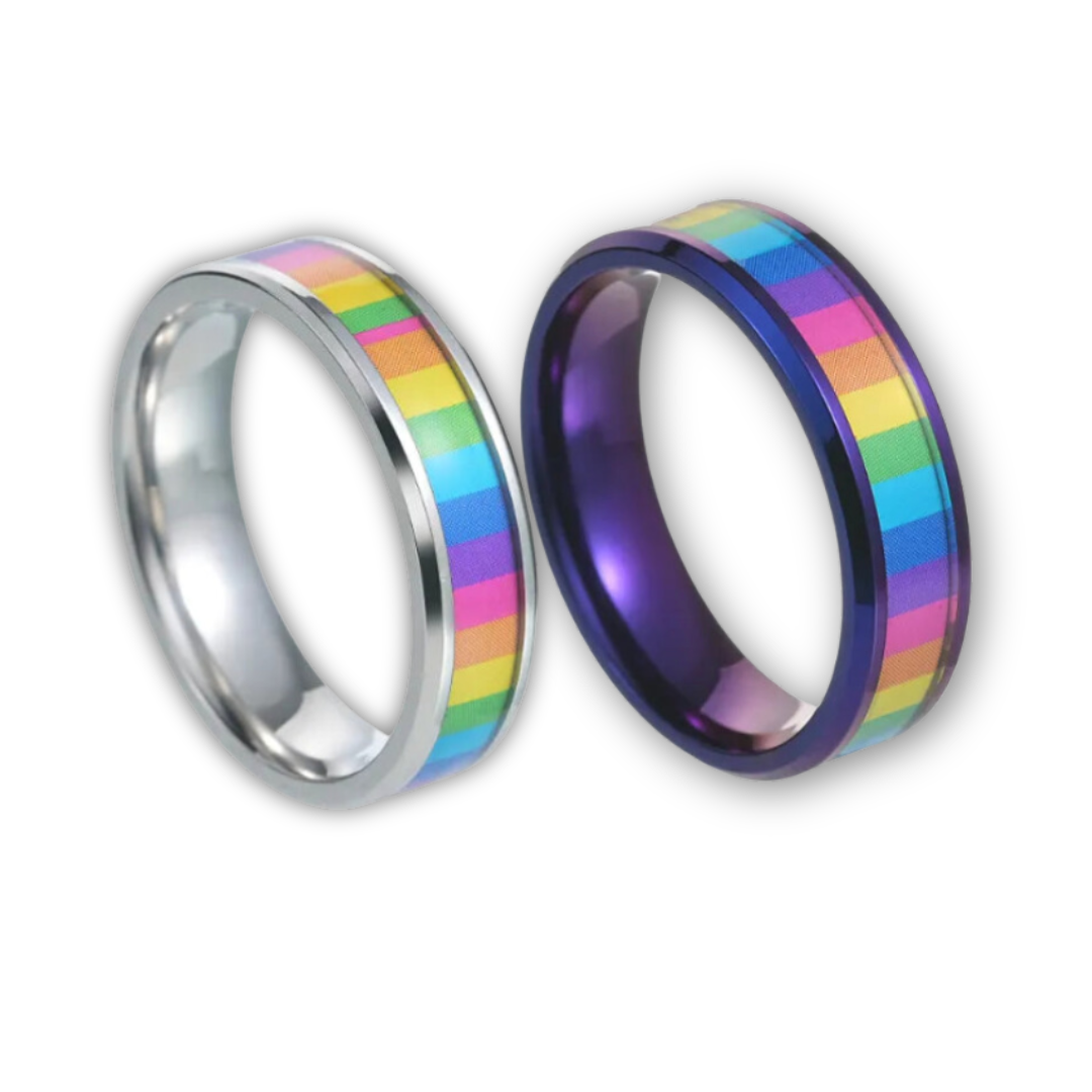 Titanium Rainbow Ring