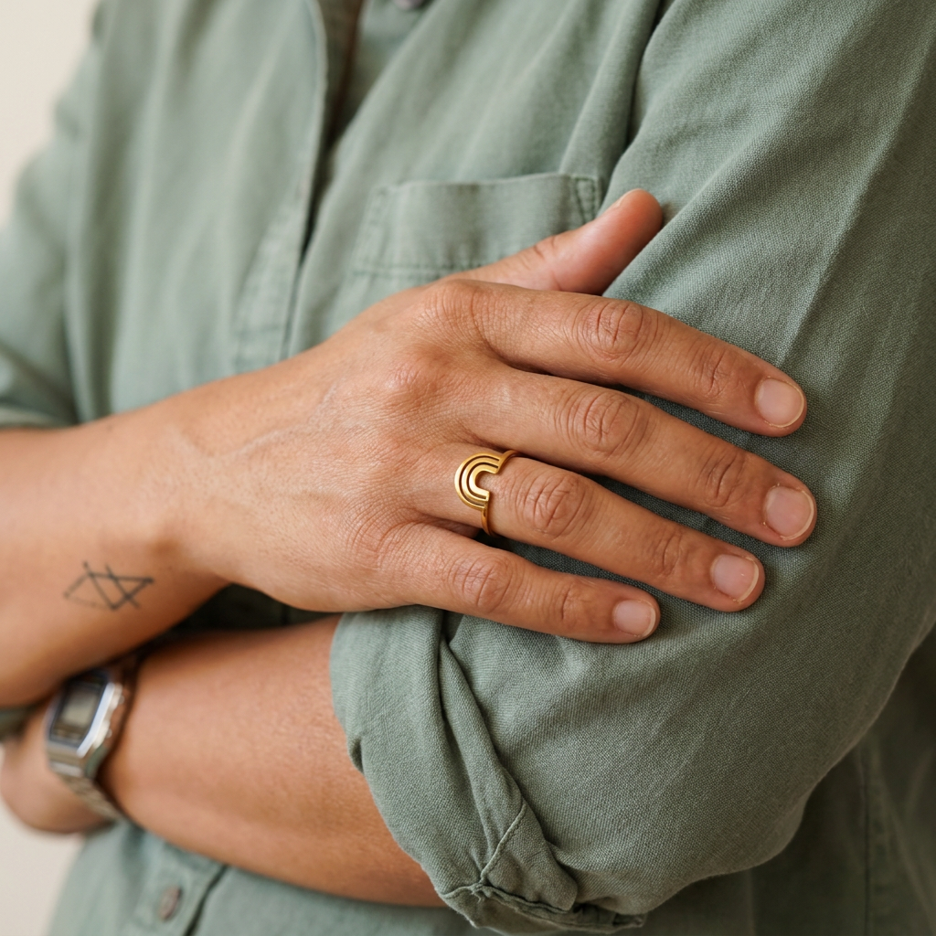 Golden Horizon Ring