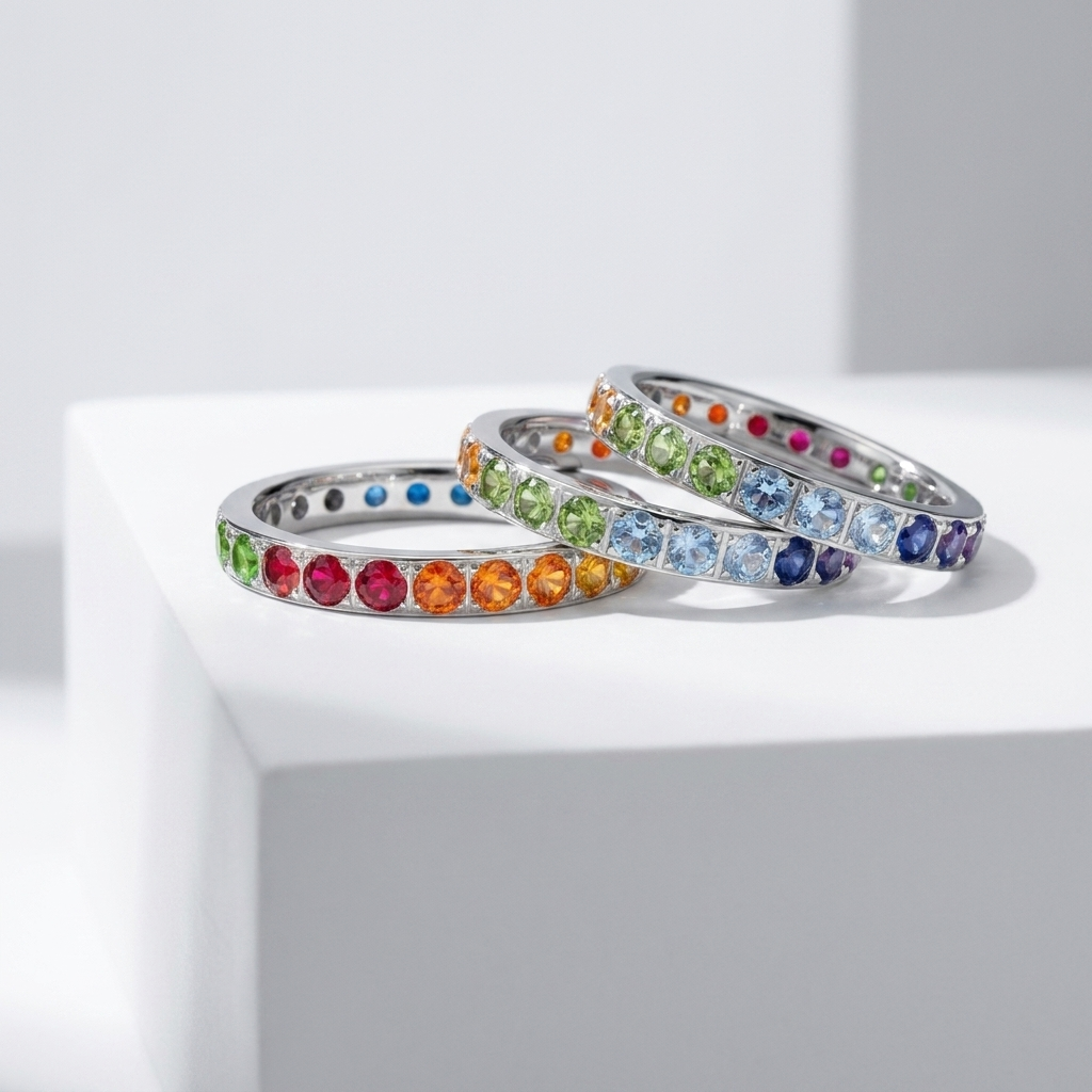 Jeweled Love Ring