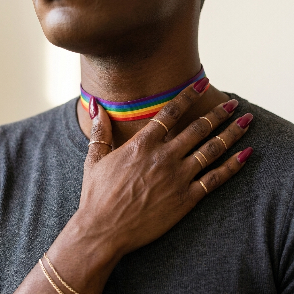 Rainbow Pride Choker