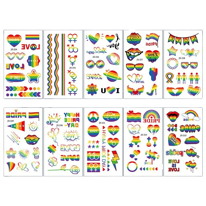 Temporary Tattoo Sticker Set