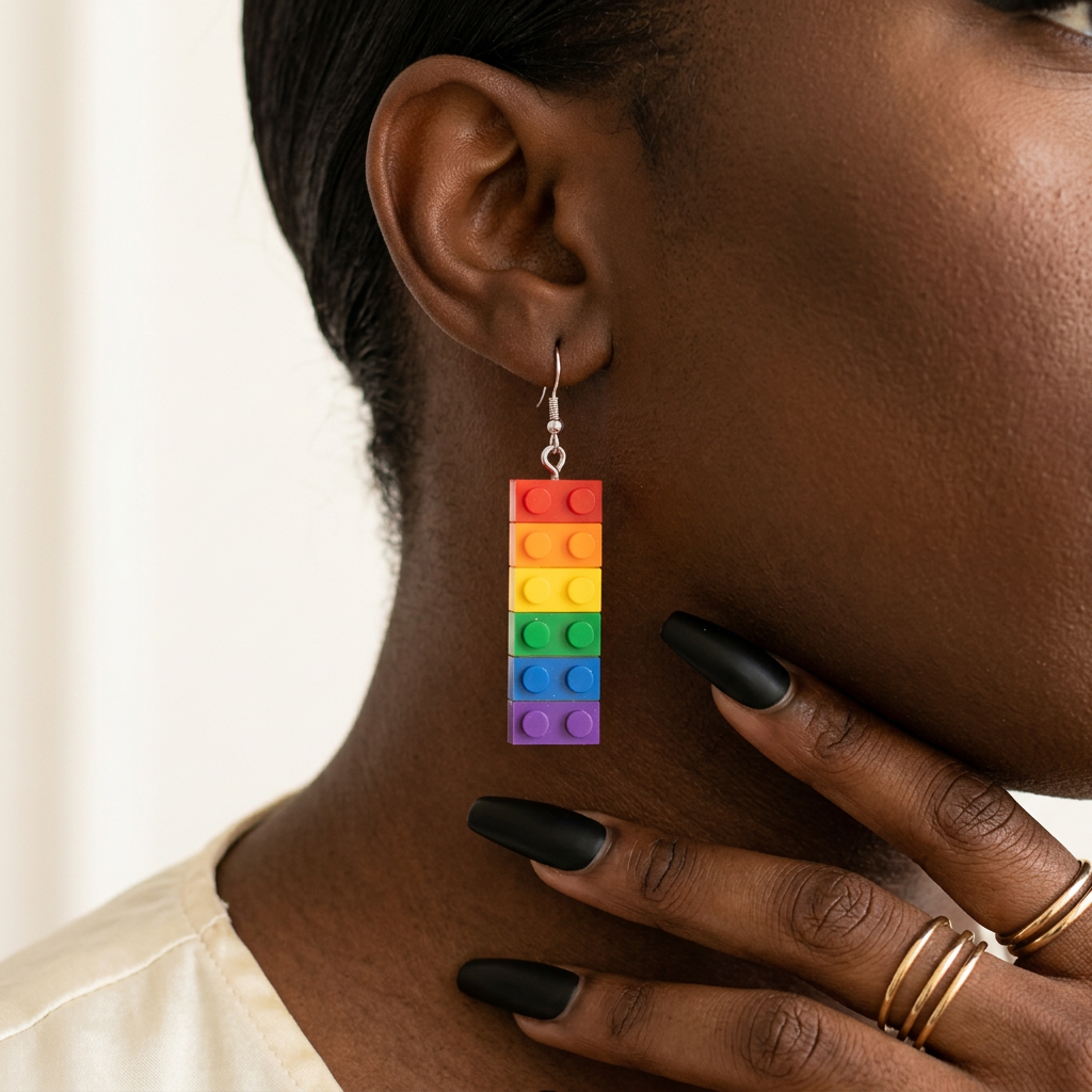 Lego Pride Earrings