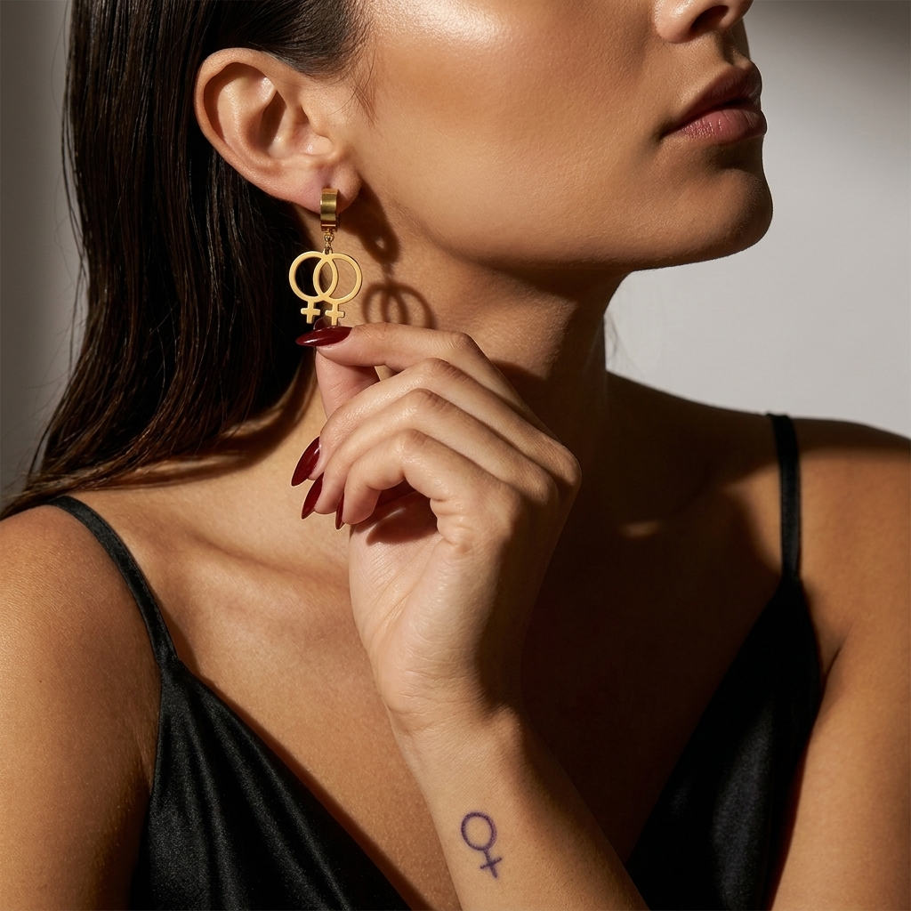 Lesbian Love Earrings