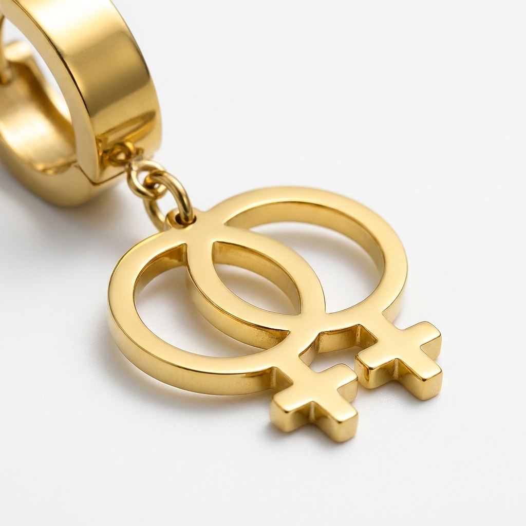 Lesbian Love Earrings