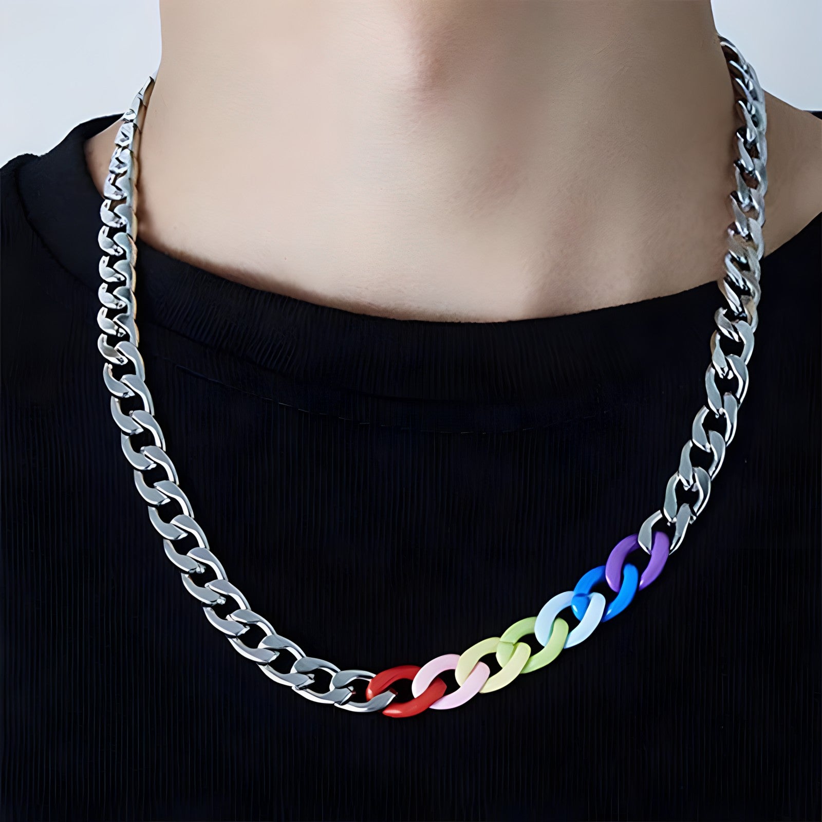 Pride Cuban Necklace