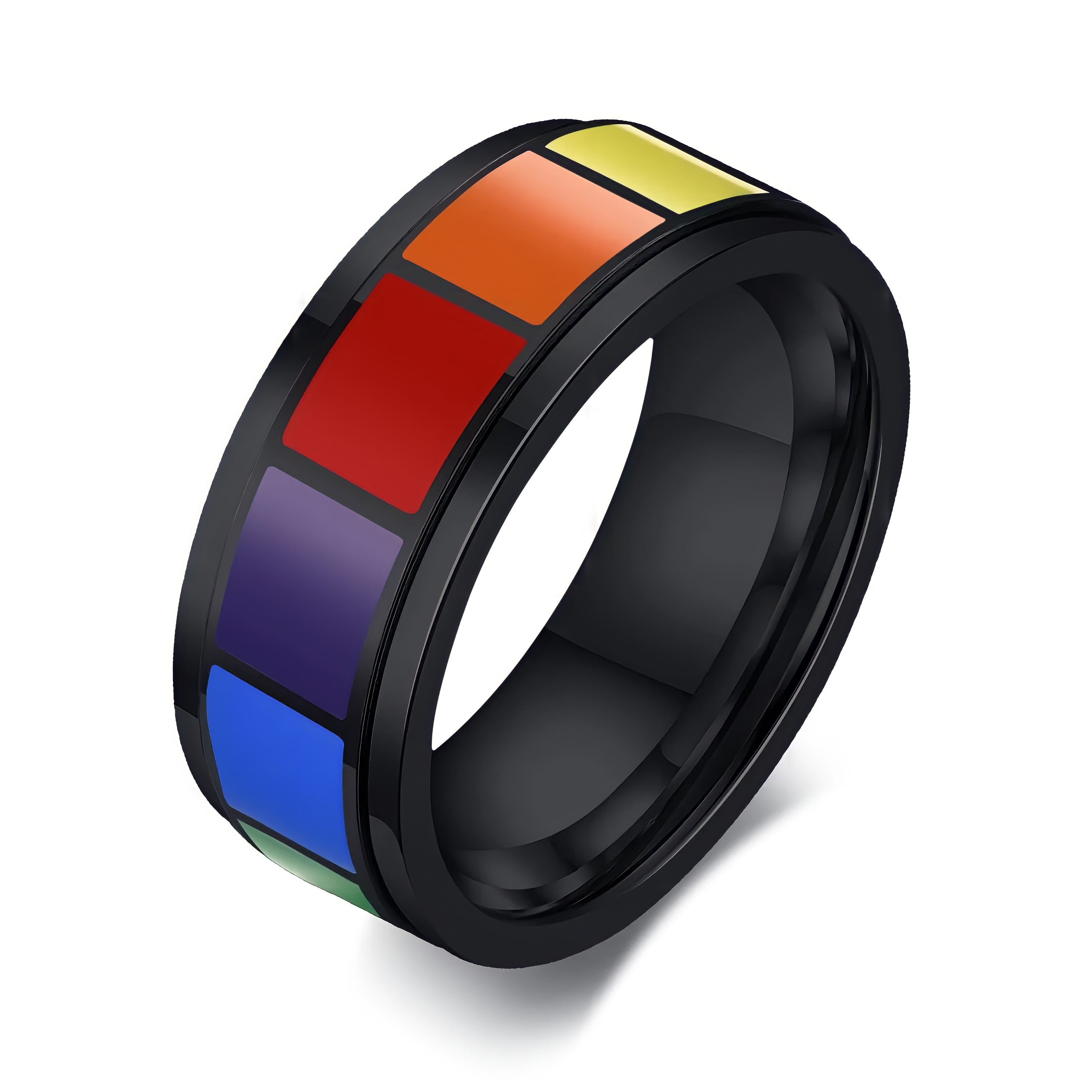 Black Rainbow Ring