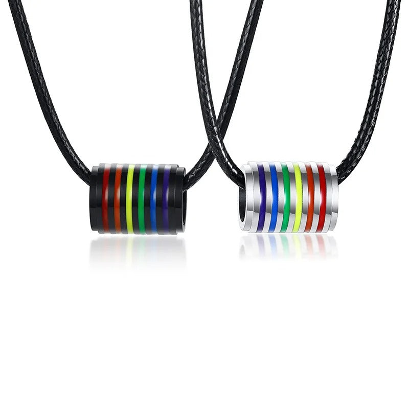 Rainbow Tunnel Necklace