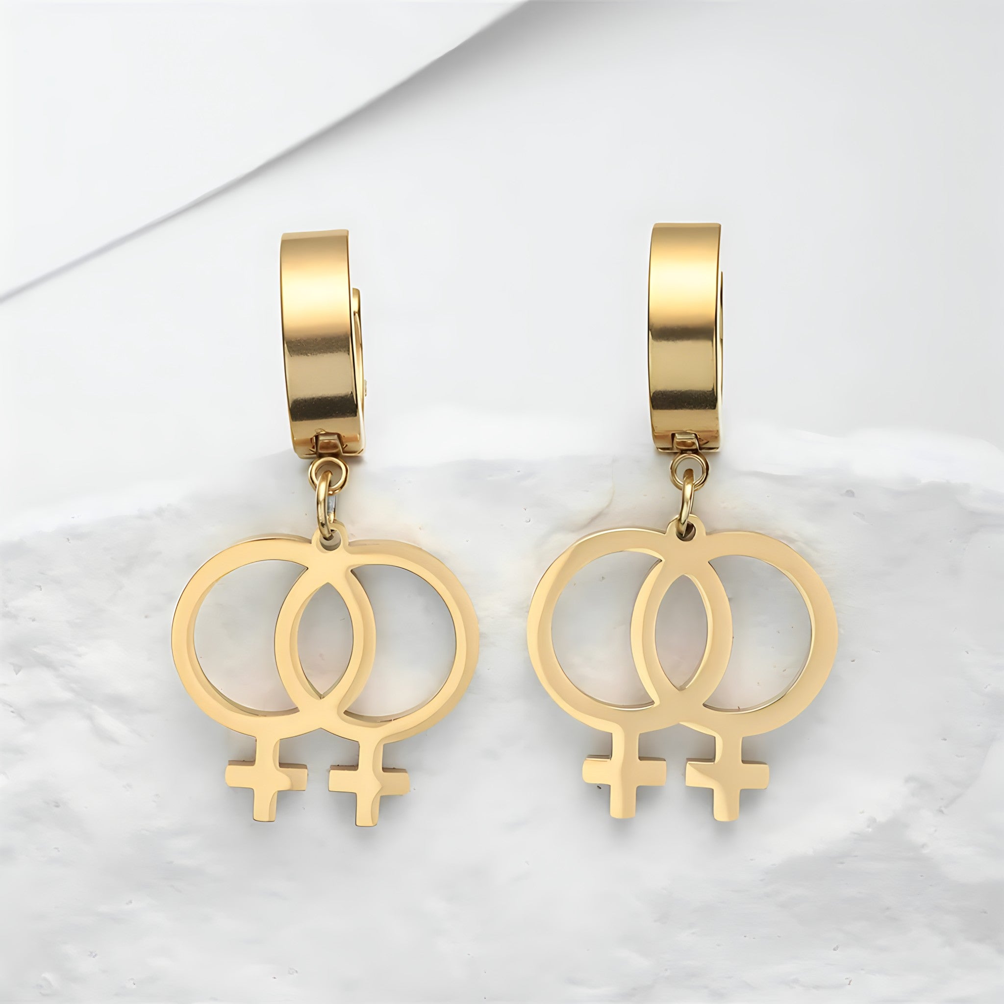 Lesbian Love Earrings