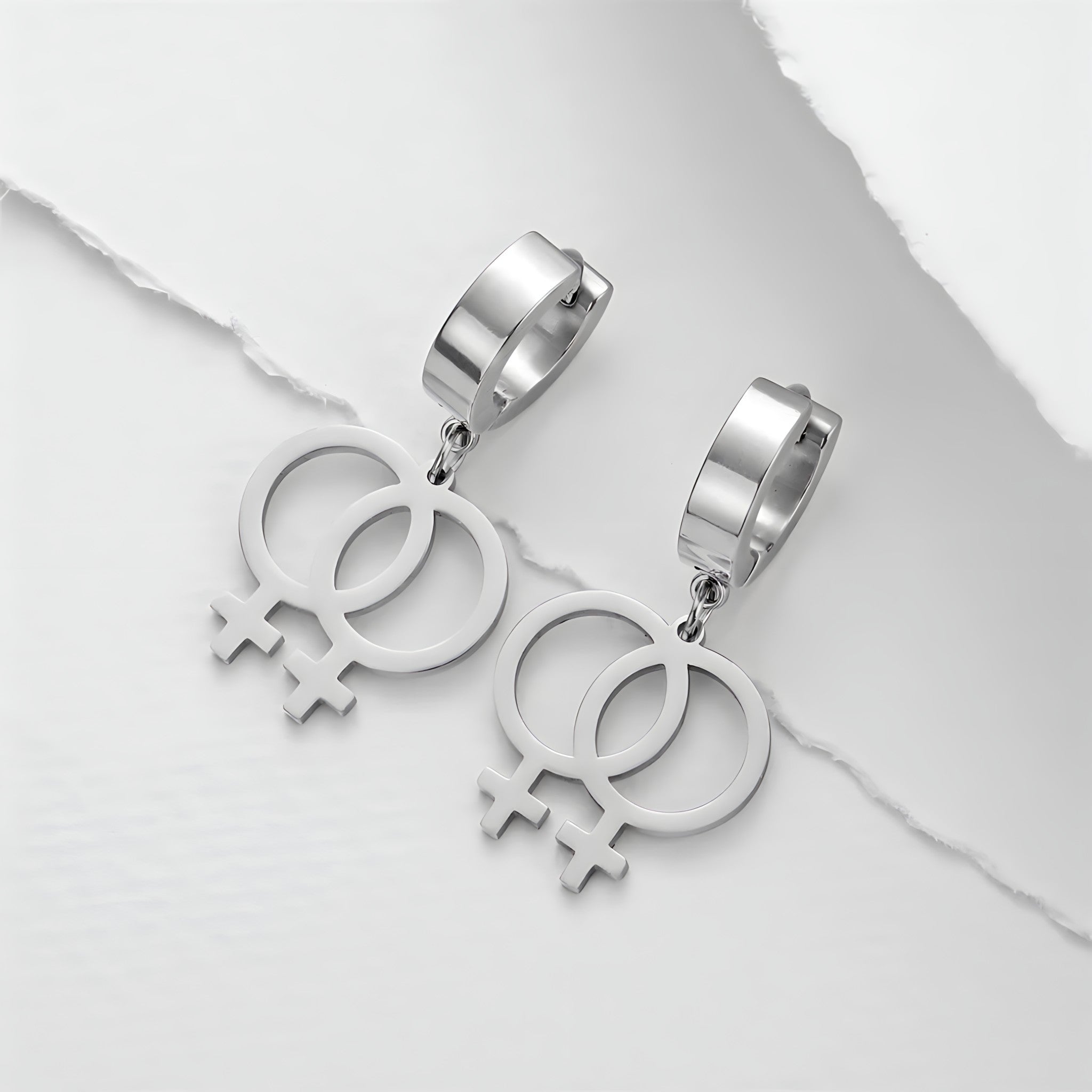 Lesbian Love Earrings