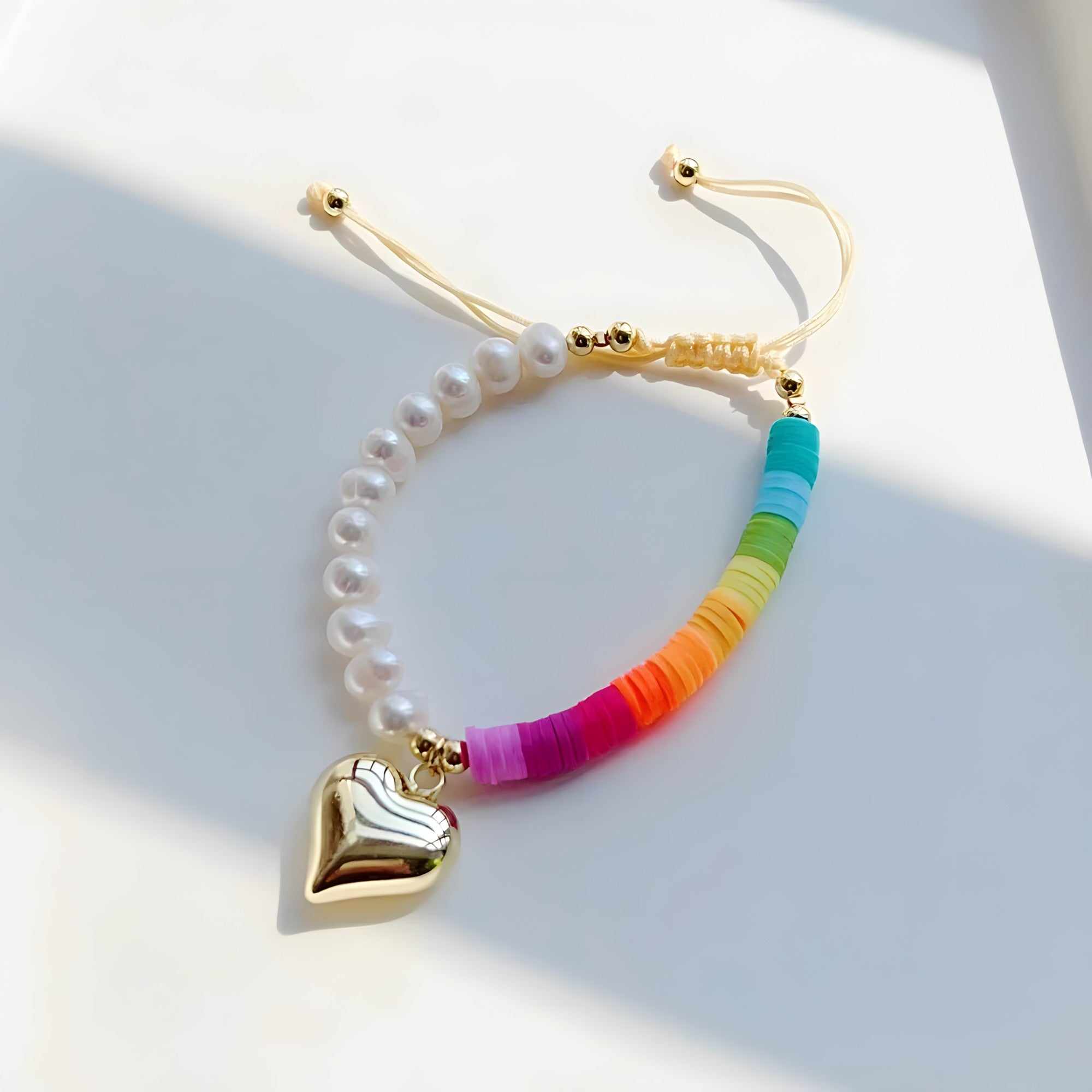 Rainbow Pearl Bracelet