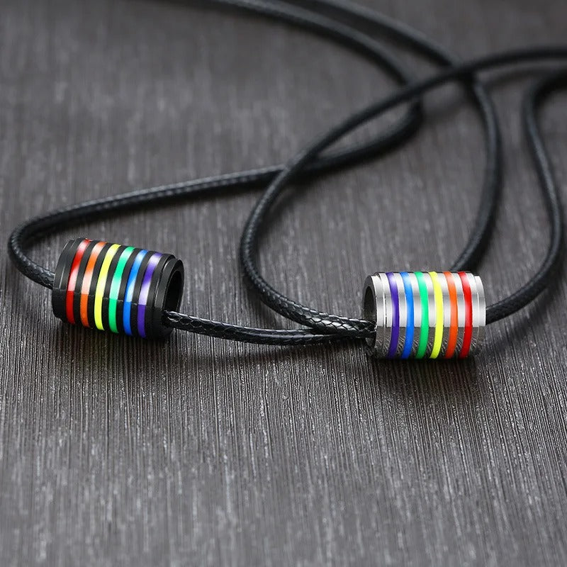 Rainbow Tunnel Necklace