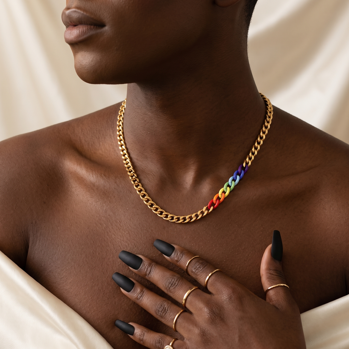 Pride Cuban Necklace