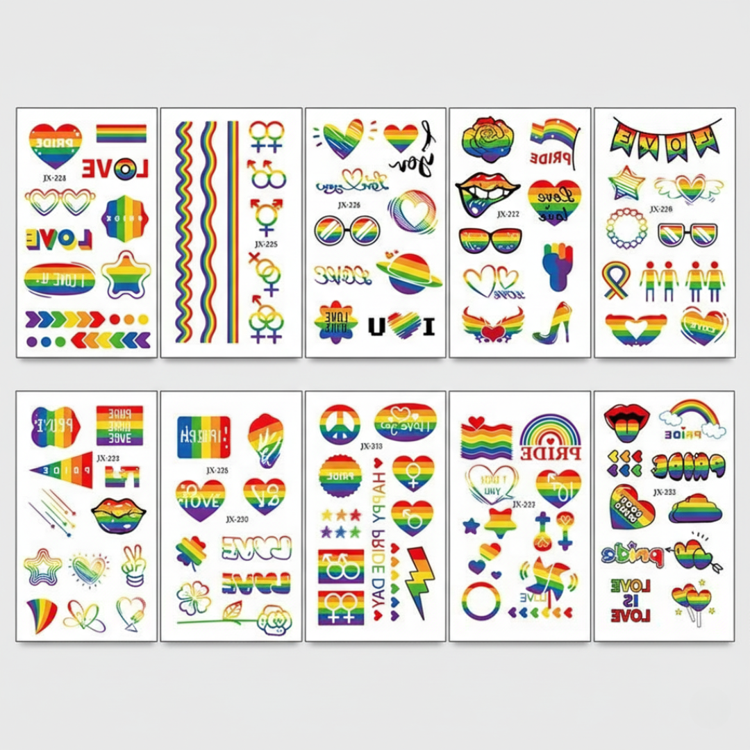 Temporary Tattoo Sticker Set