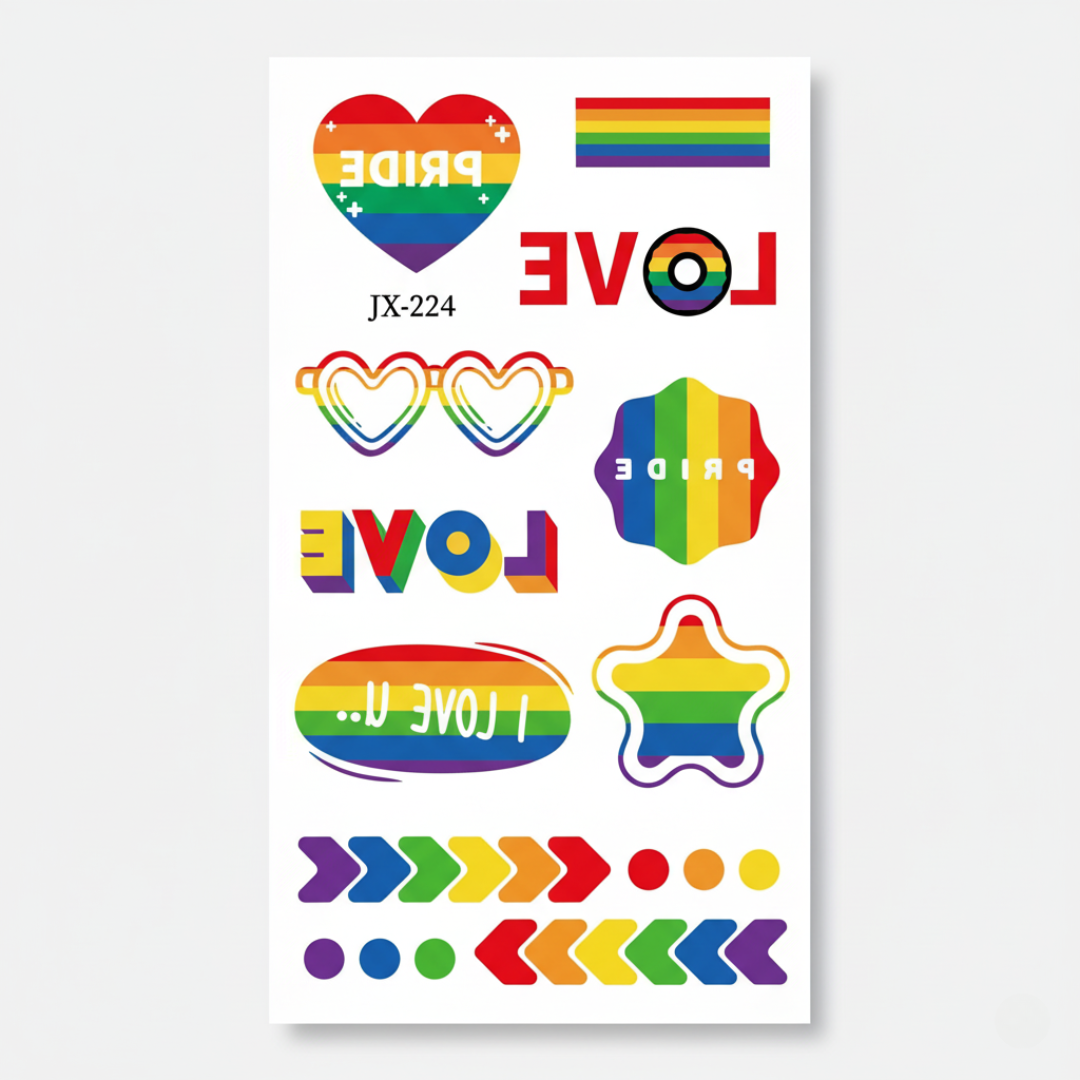 Temporary Tattoo Sticker Set