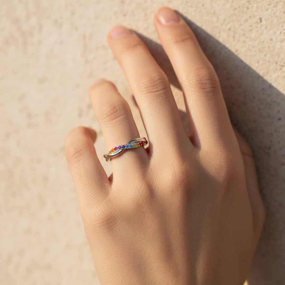 Twisted Love Ring