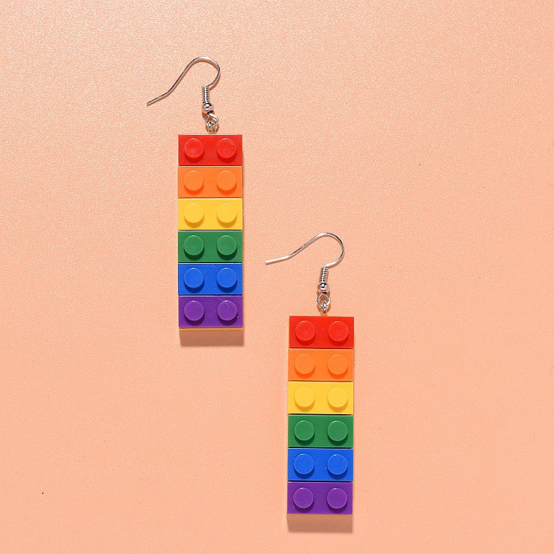 Lego Pride Earrings
