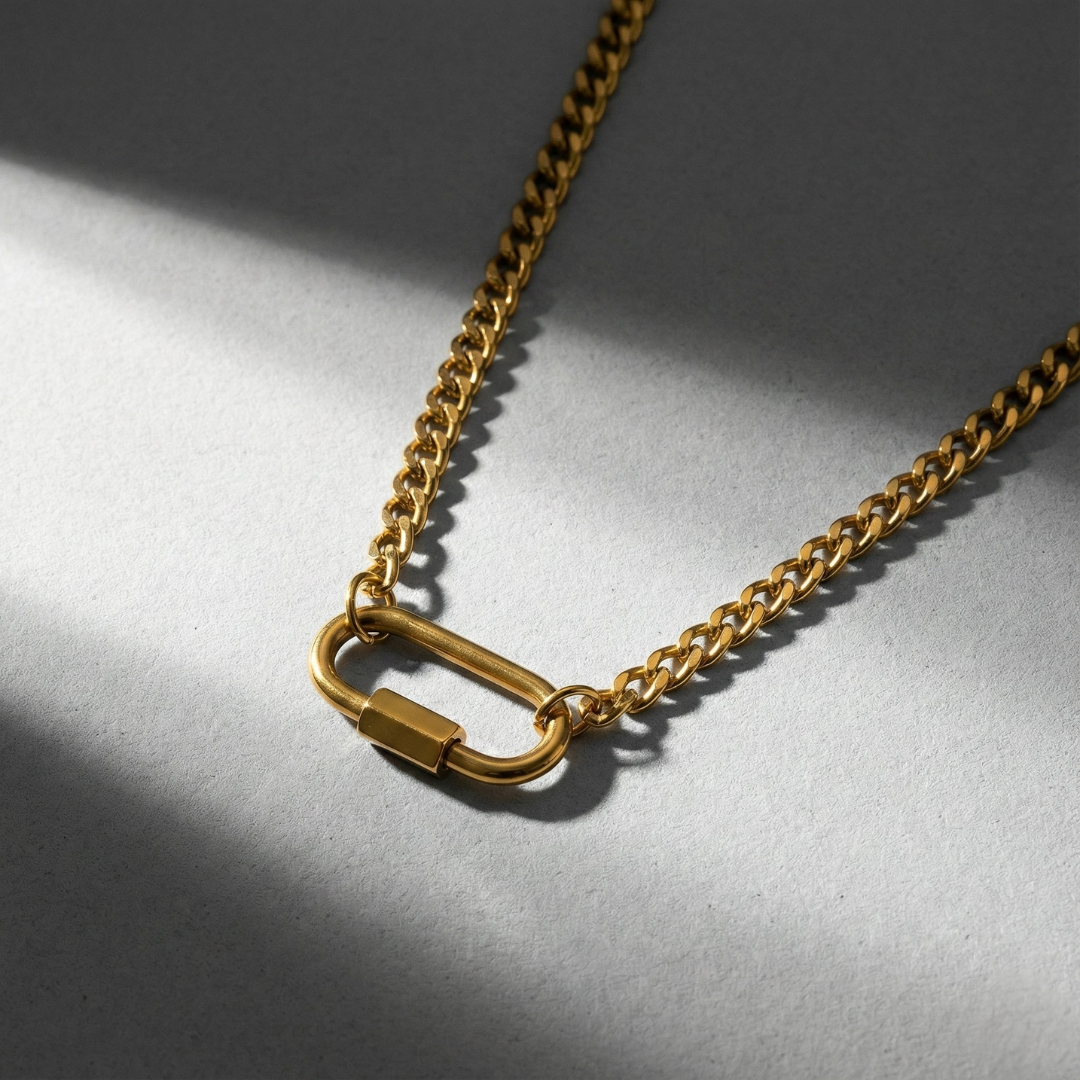 Carabiner Love Necklace