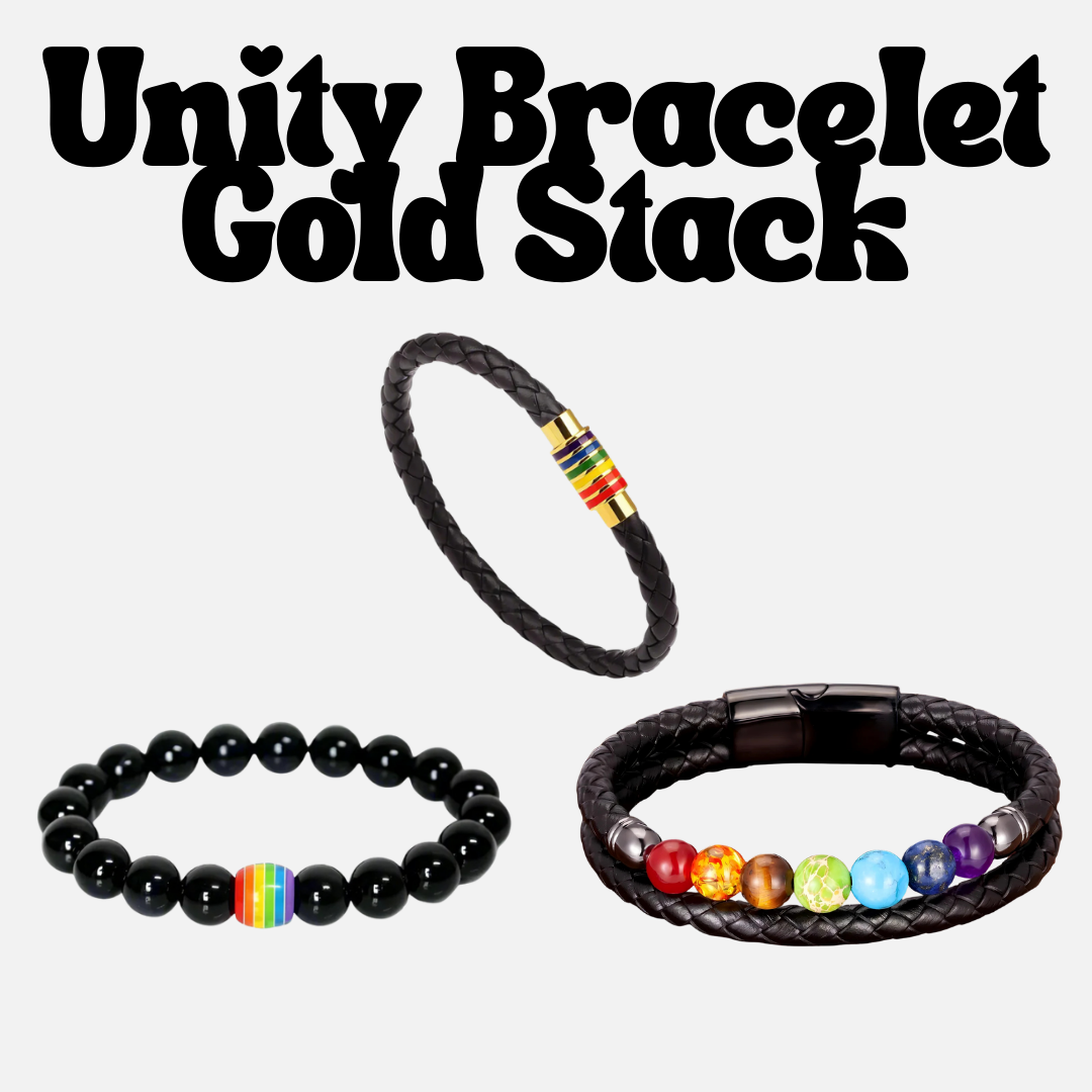 Unity Bracelet Gold Stack