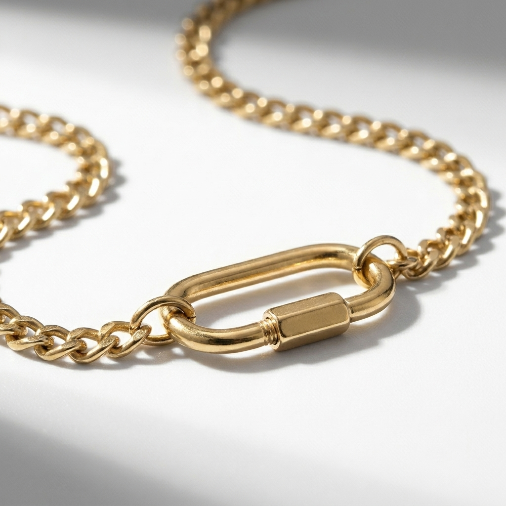 Carabiner Love Necklace
