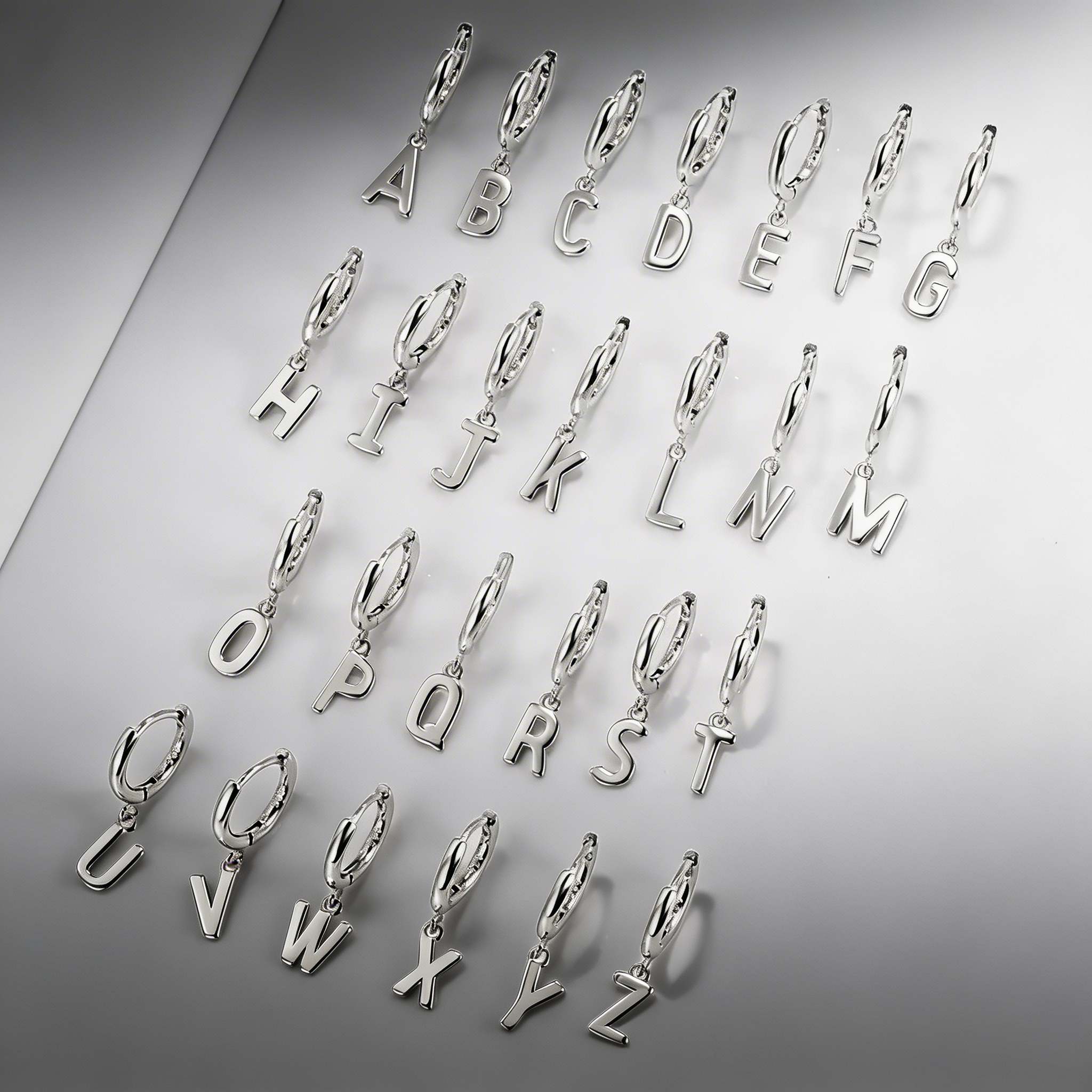 Initial Earrings