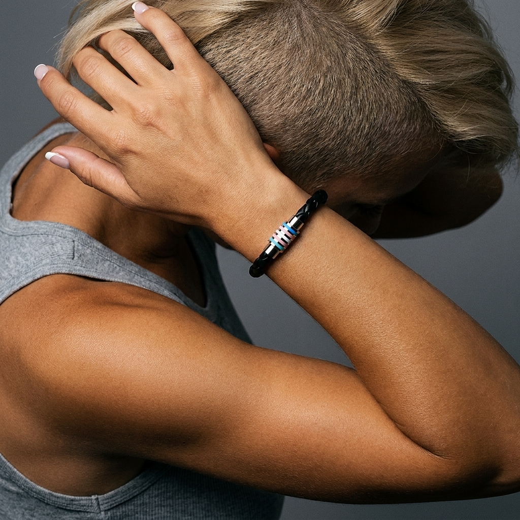 Transgender  Leather Bracelet