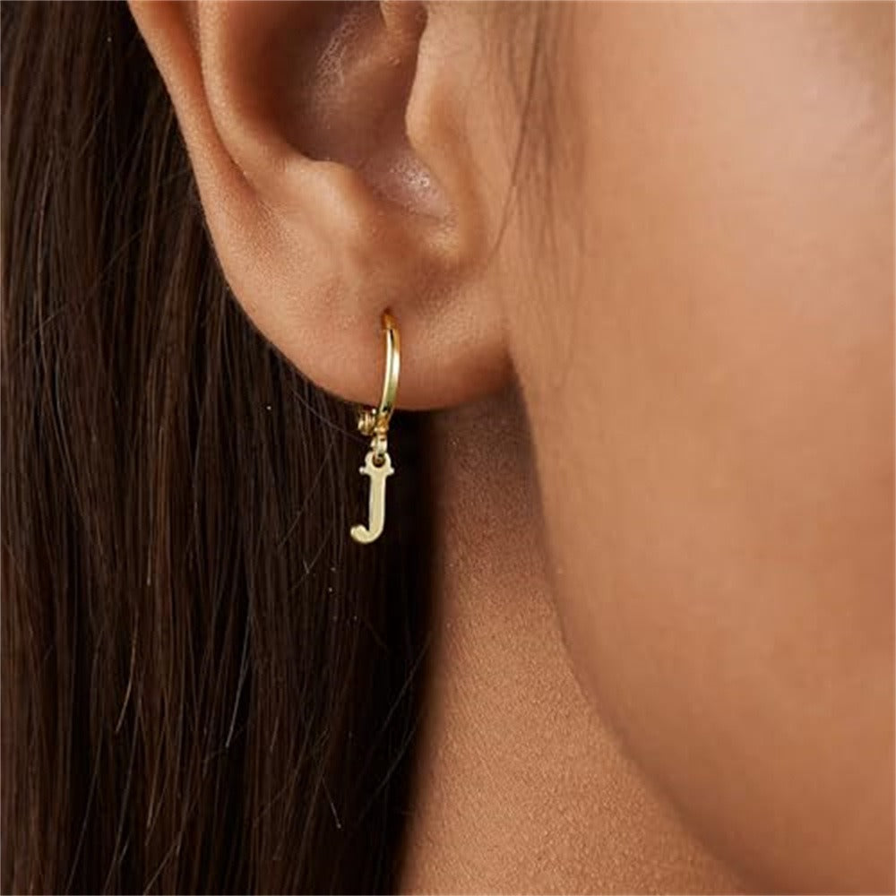 Initial Earrings