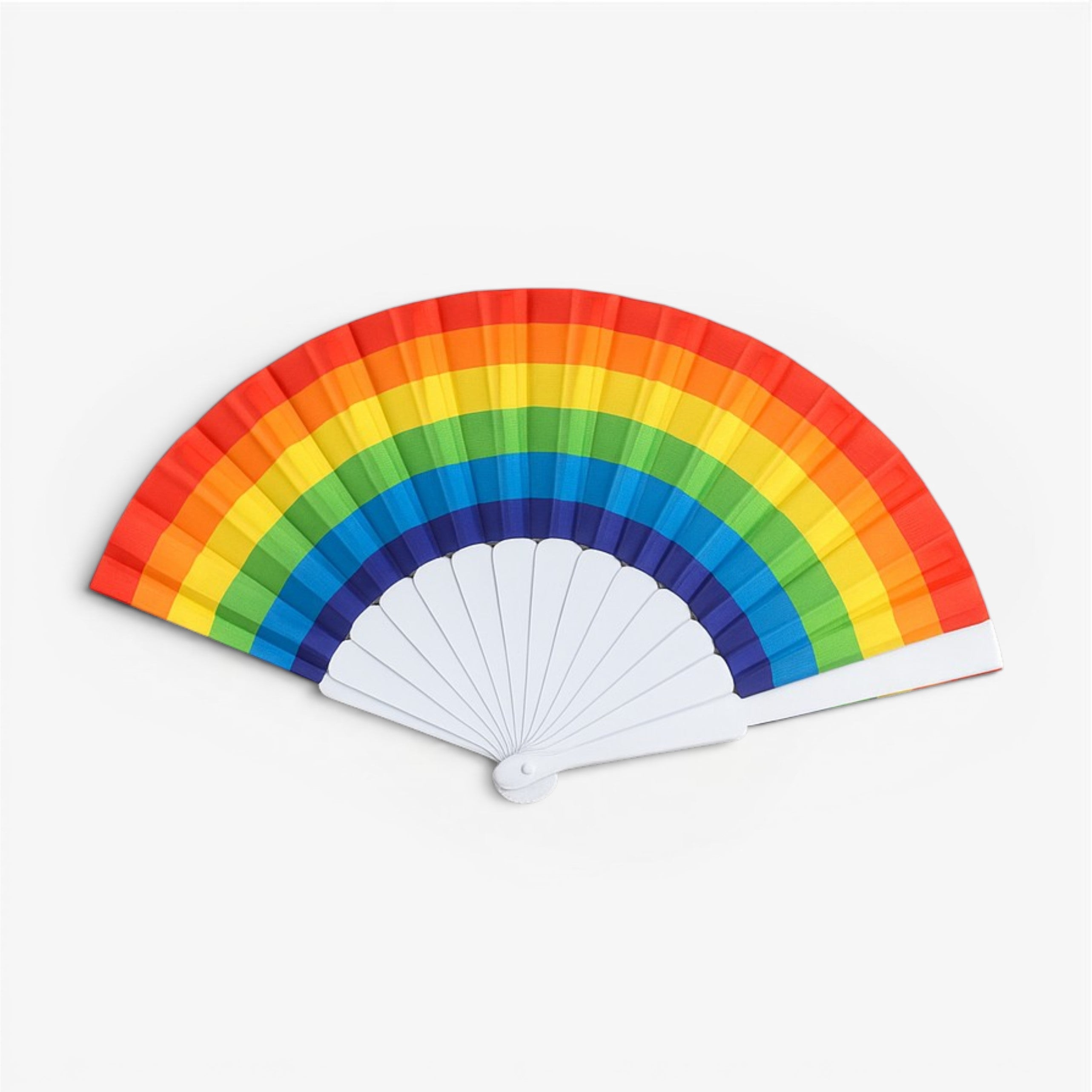 Rainbow Handheld Folding Fan