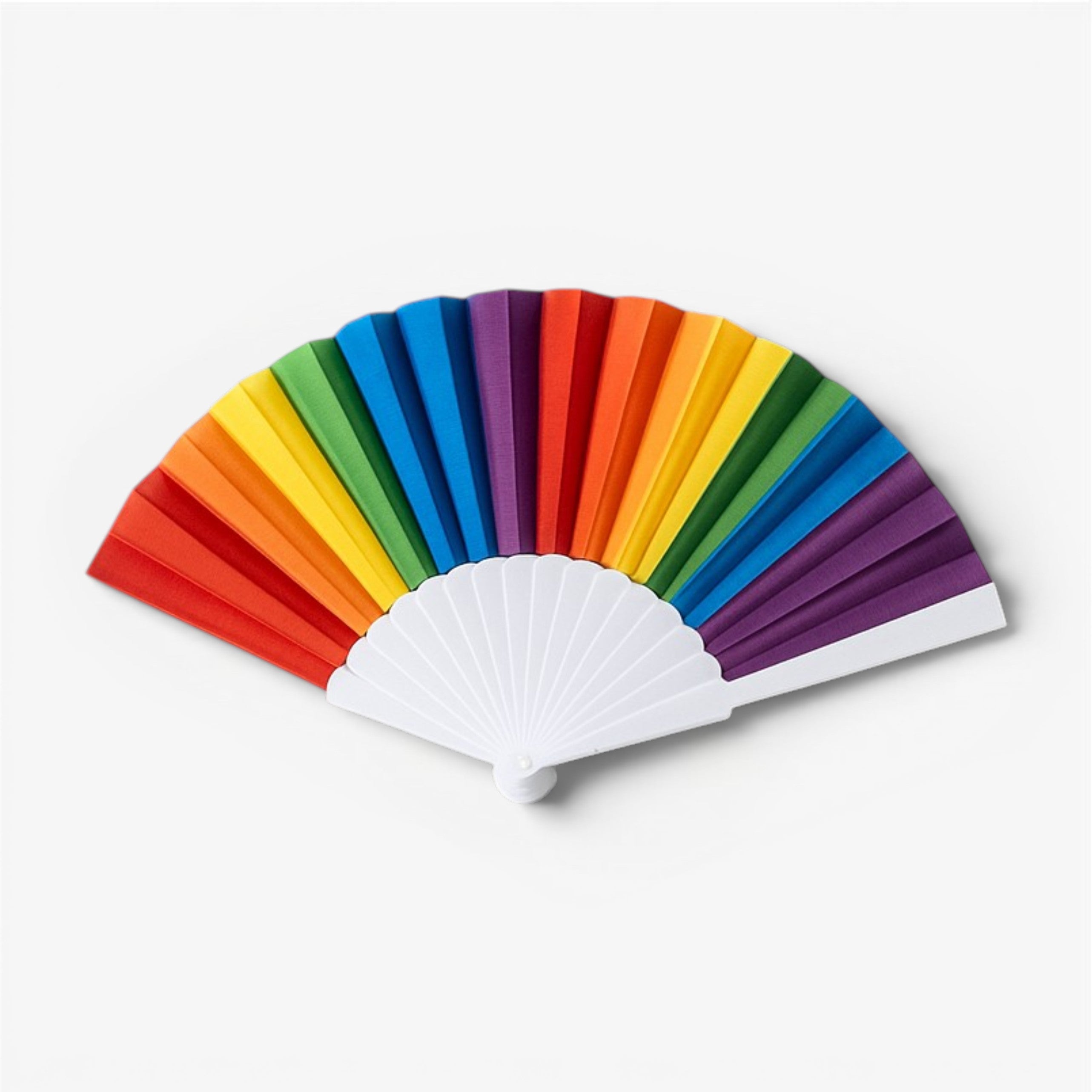 Rainbow Handheld Folding Fan