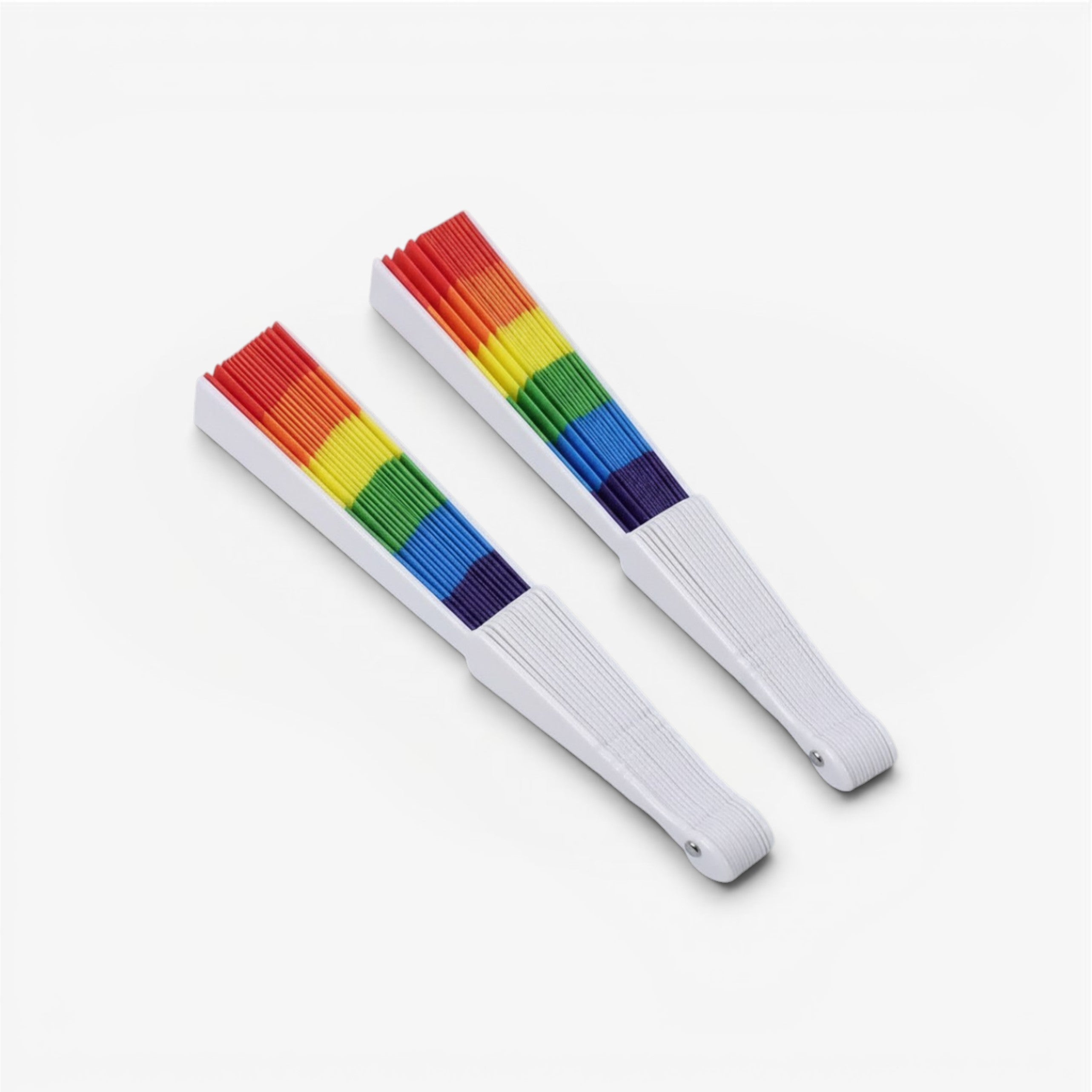Rainbow Handheld Folding Fan