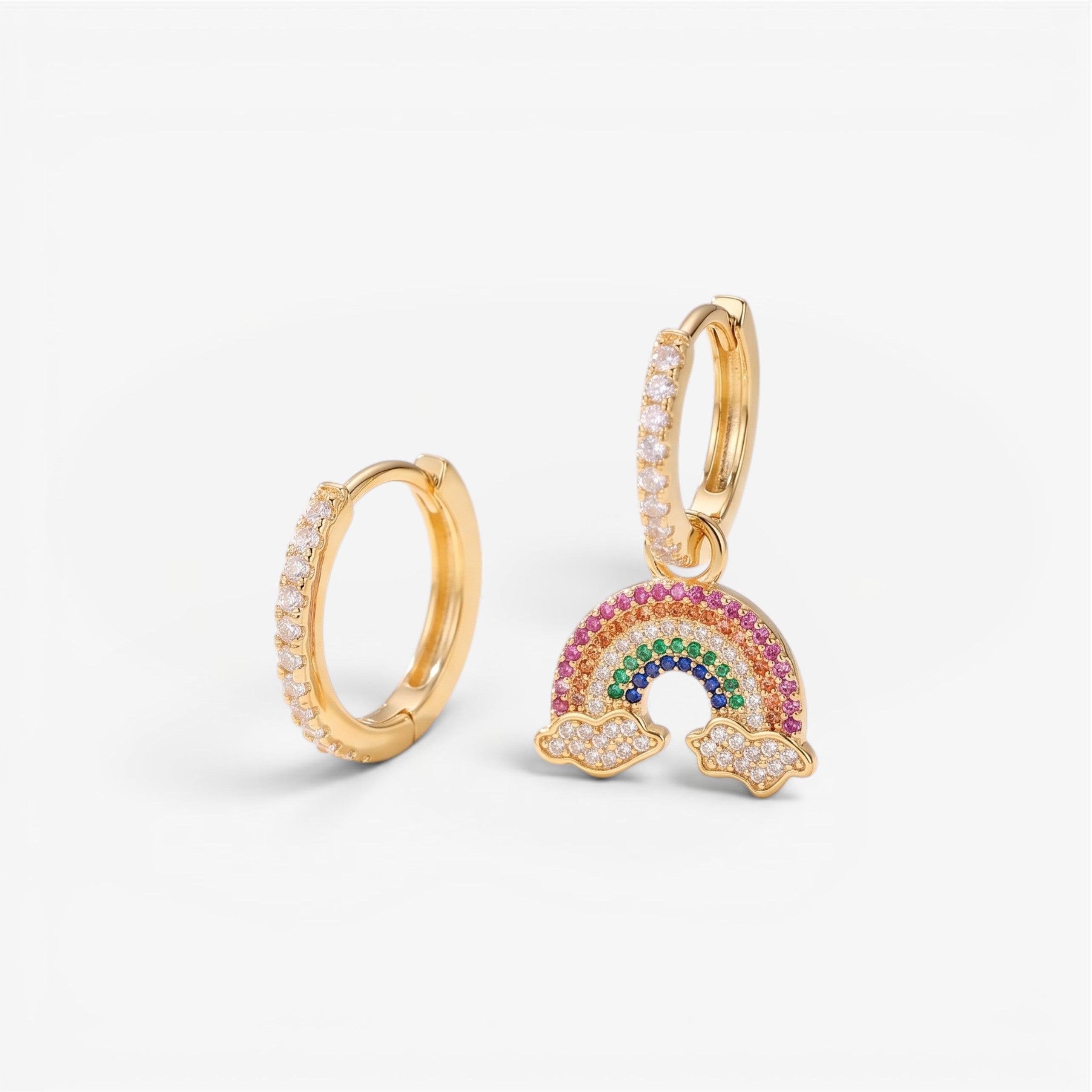 Sparkling Rainbow Earrings