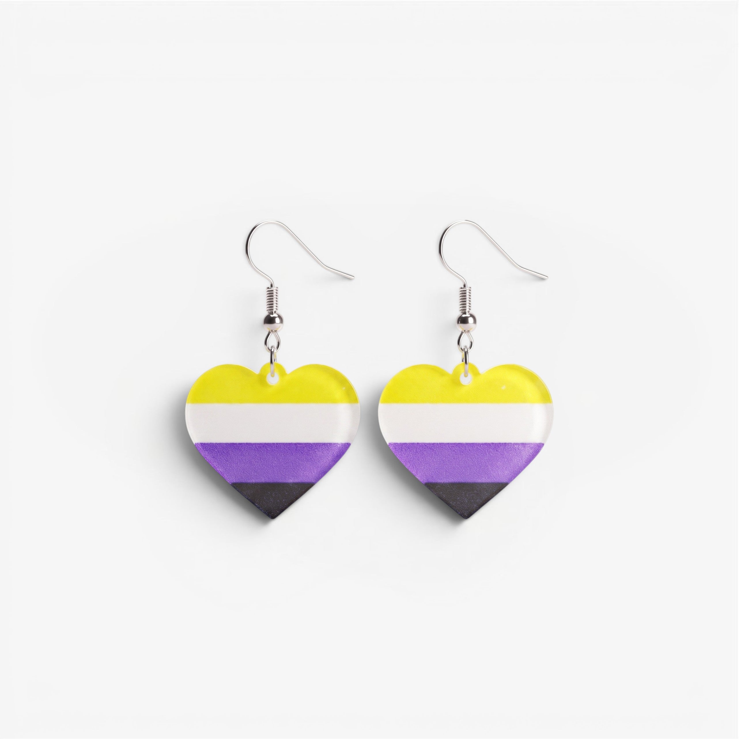 Non-Binary Flag Earrings