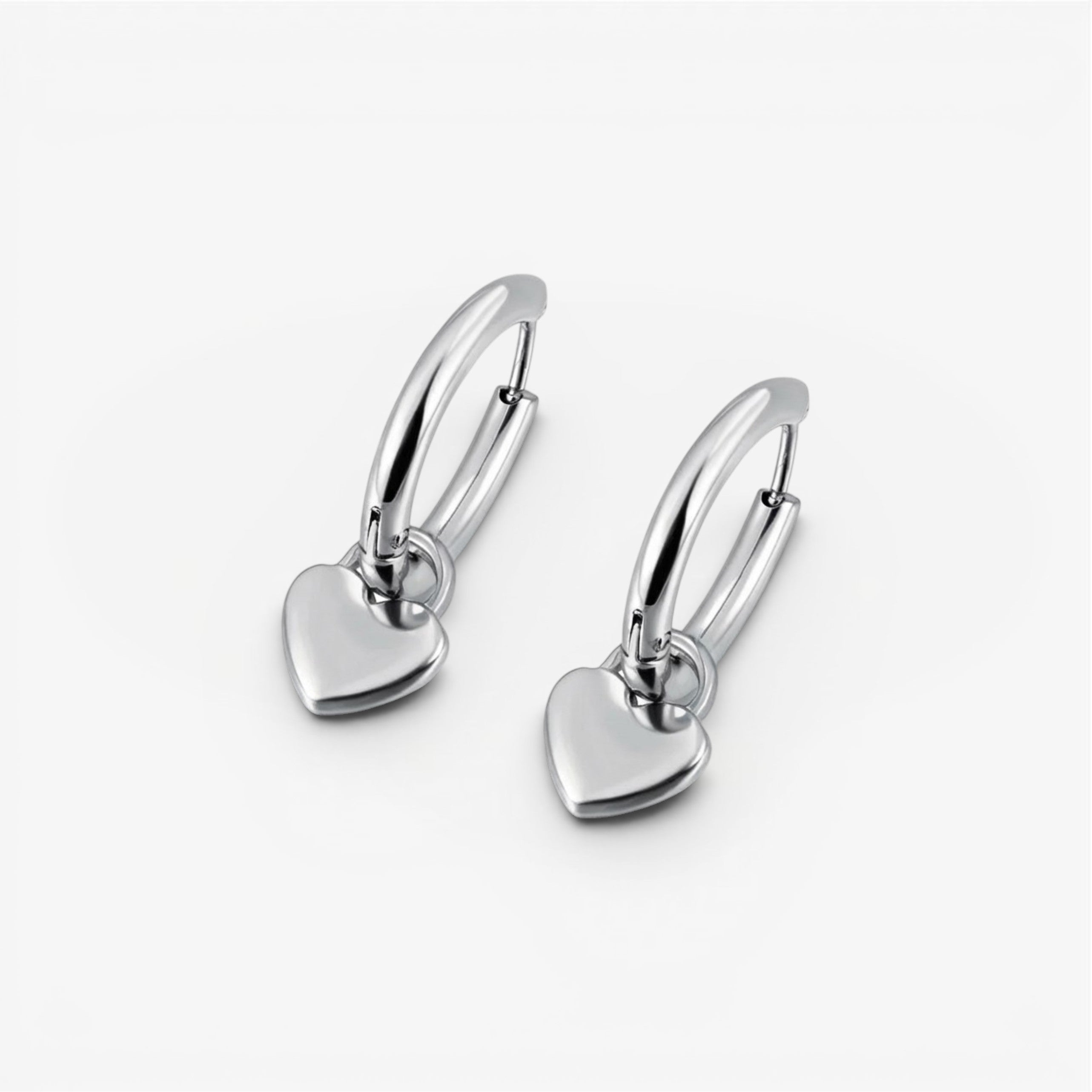 Heart Drop Earrings