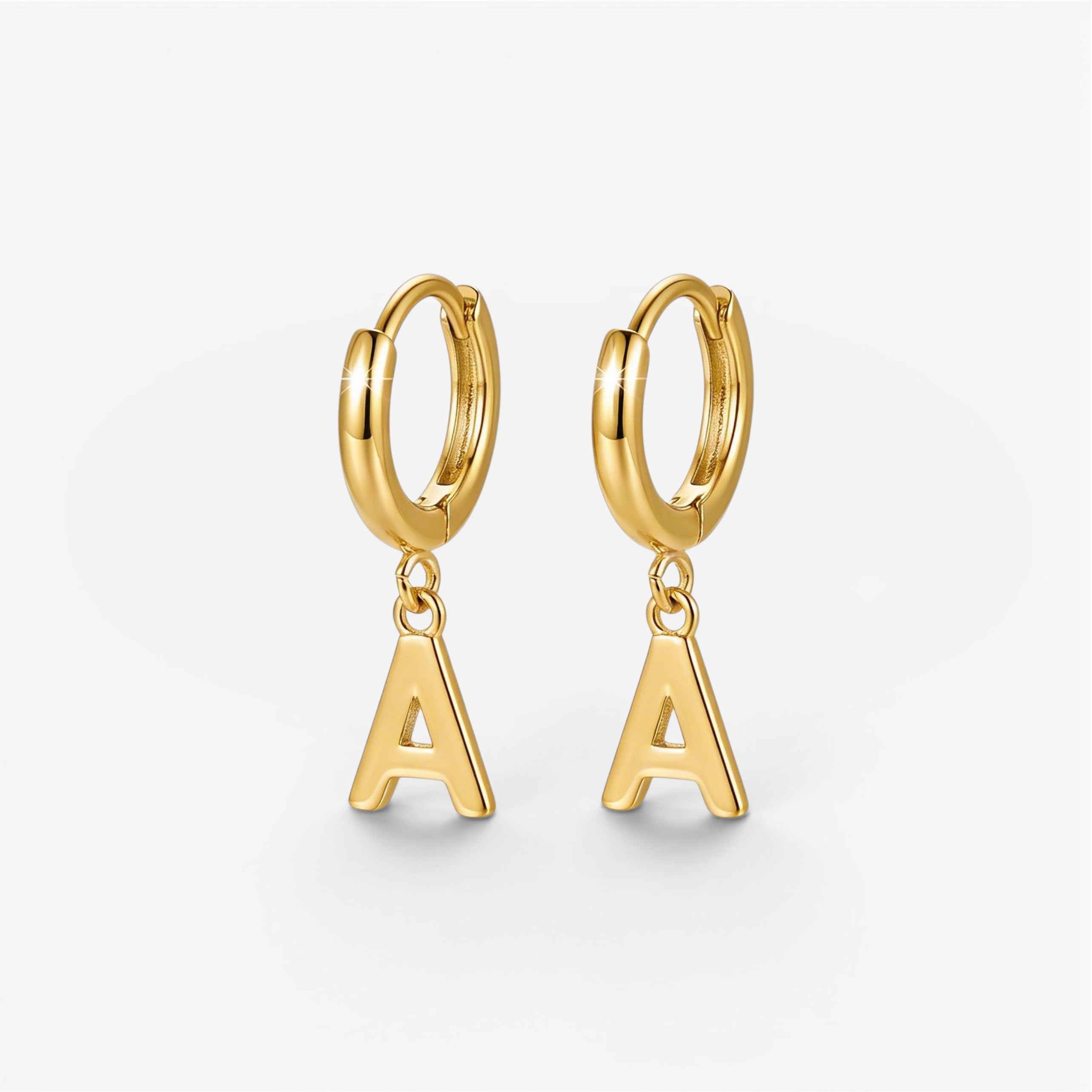 Initial Earrings