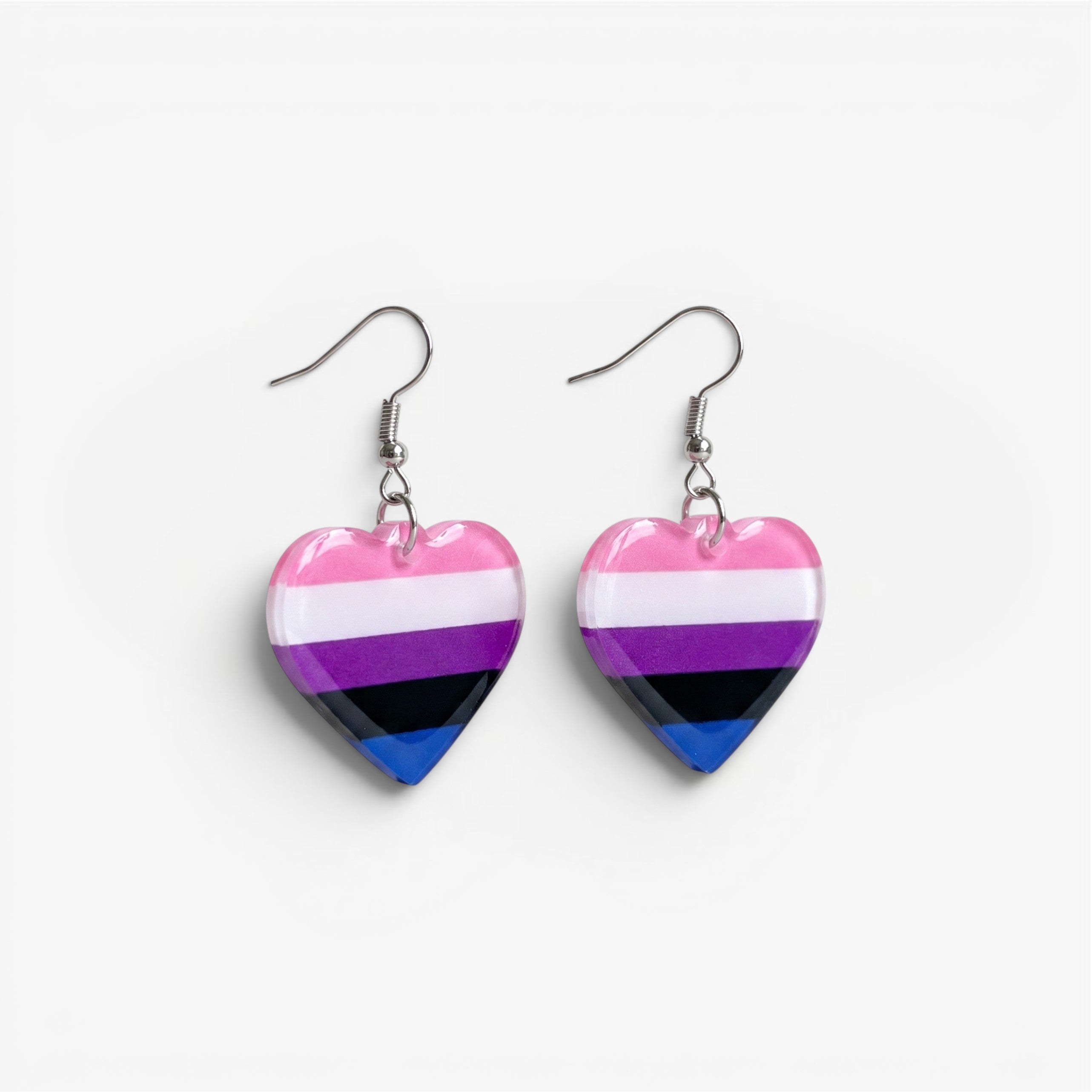 GenderFluid Flag Earrings