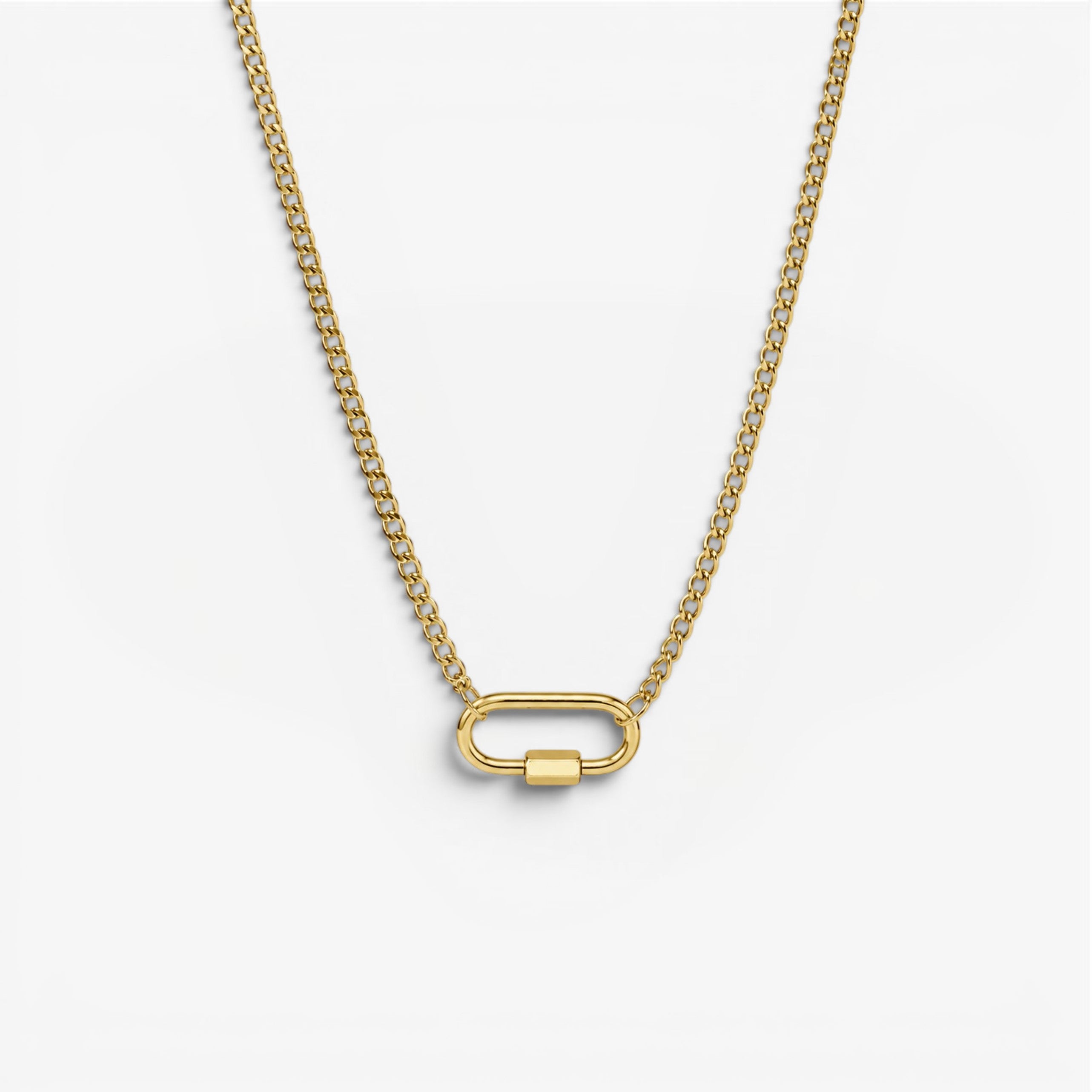 Carabiner Love Necklace