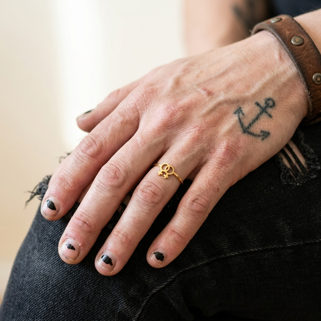 Linked Love Ring