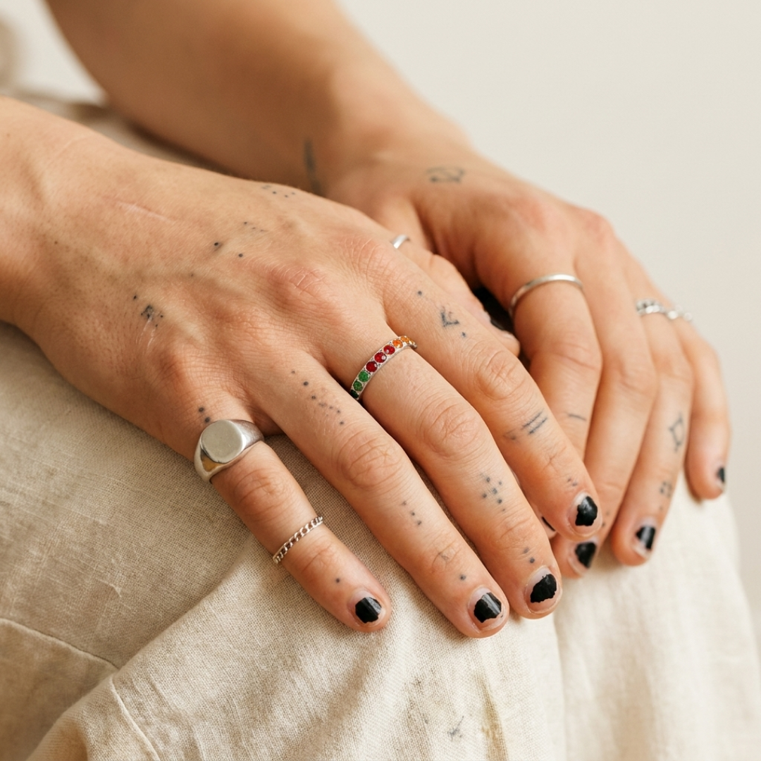 Jeweled Love Ring