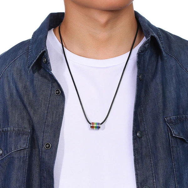 Rainbow Tunnel Necklace