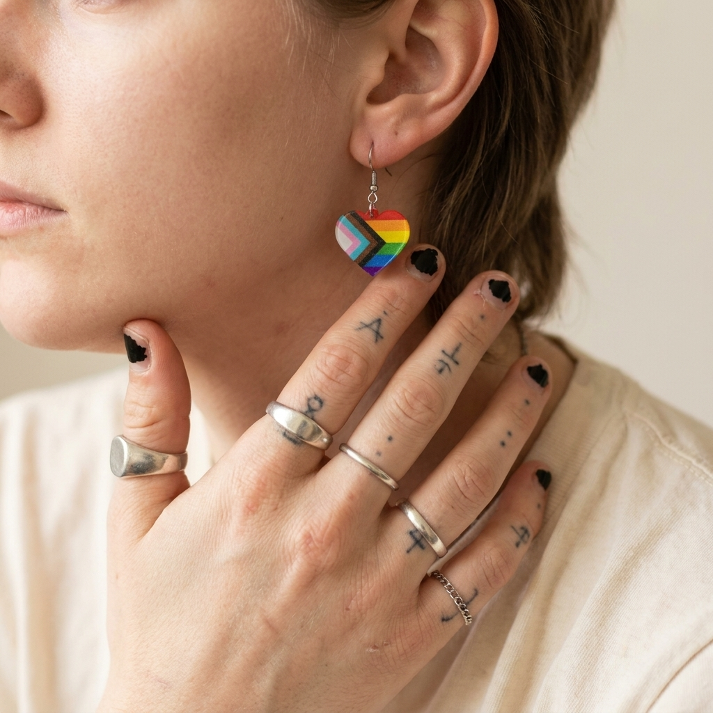 Progress Flag Earrings