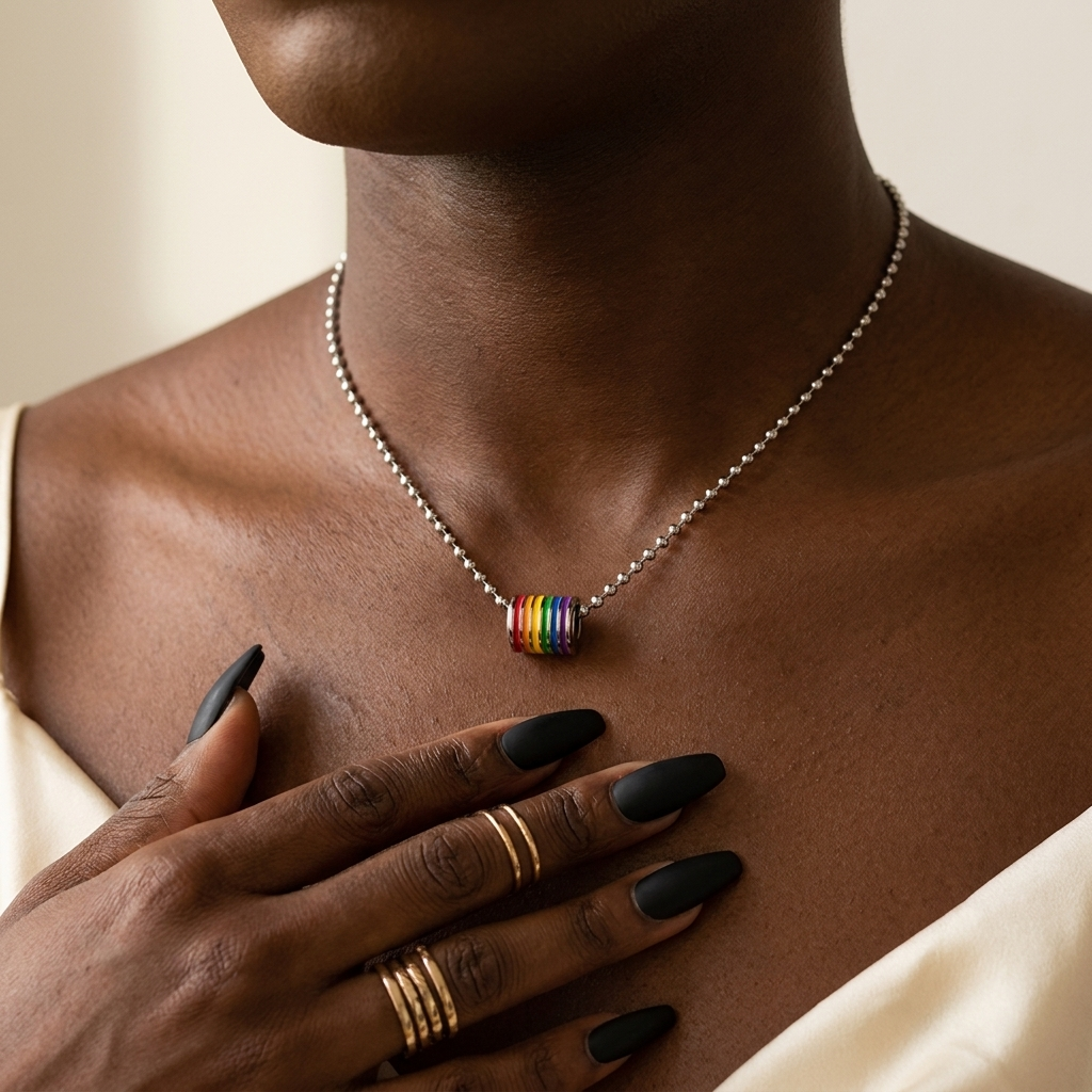 Rainbow Charm Necklace