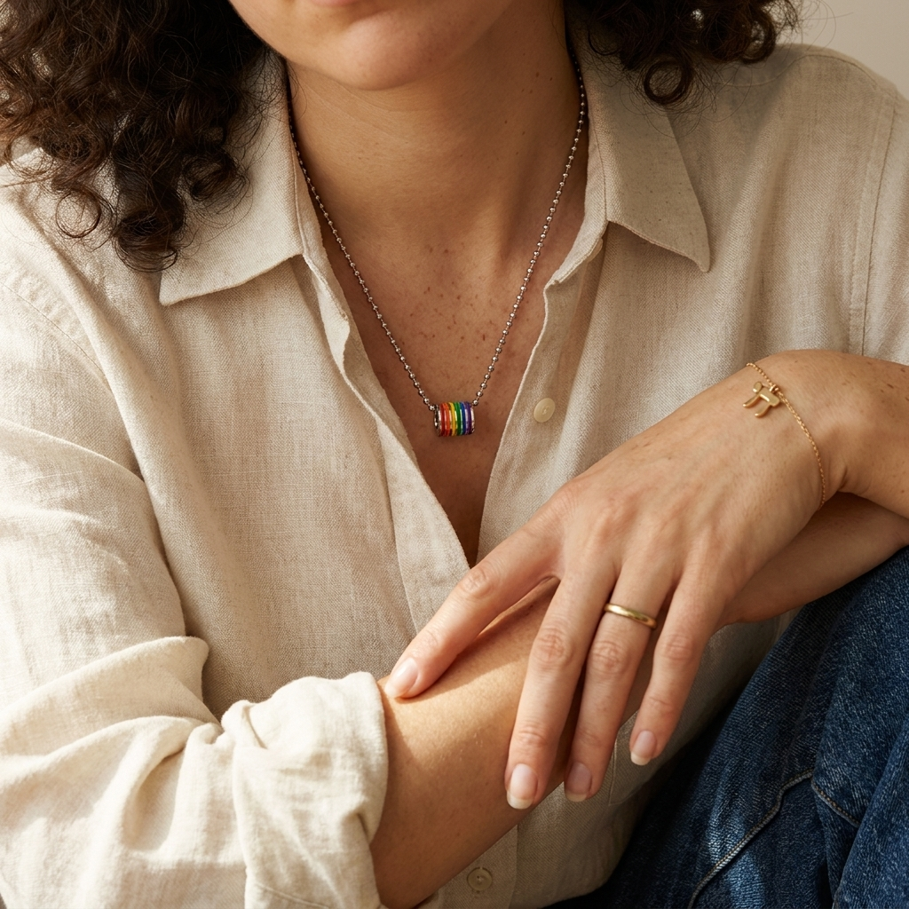 Rainbow Charm Necklace